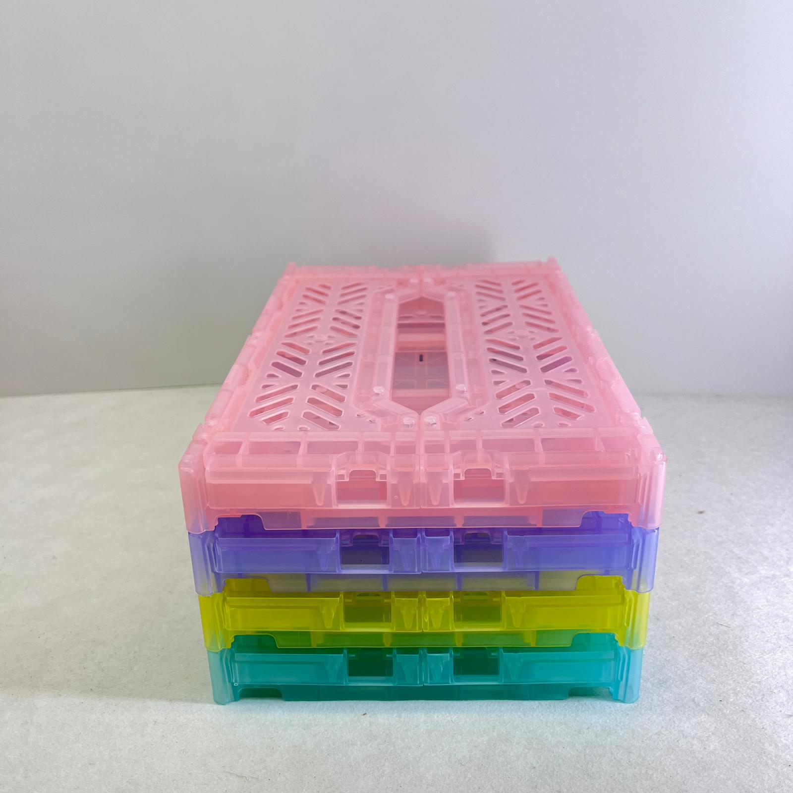 Foldable Storage Crate Double Handles Large - KLOSH