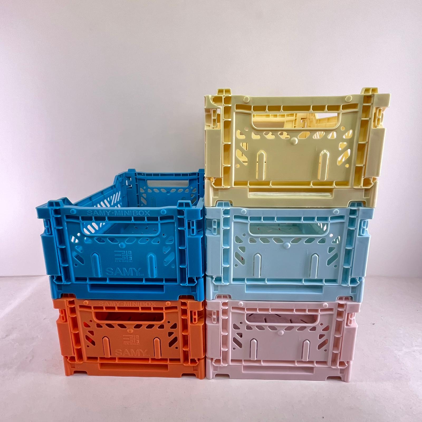 Foldable Storage Crate Double Handles Large - KLOSH