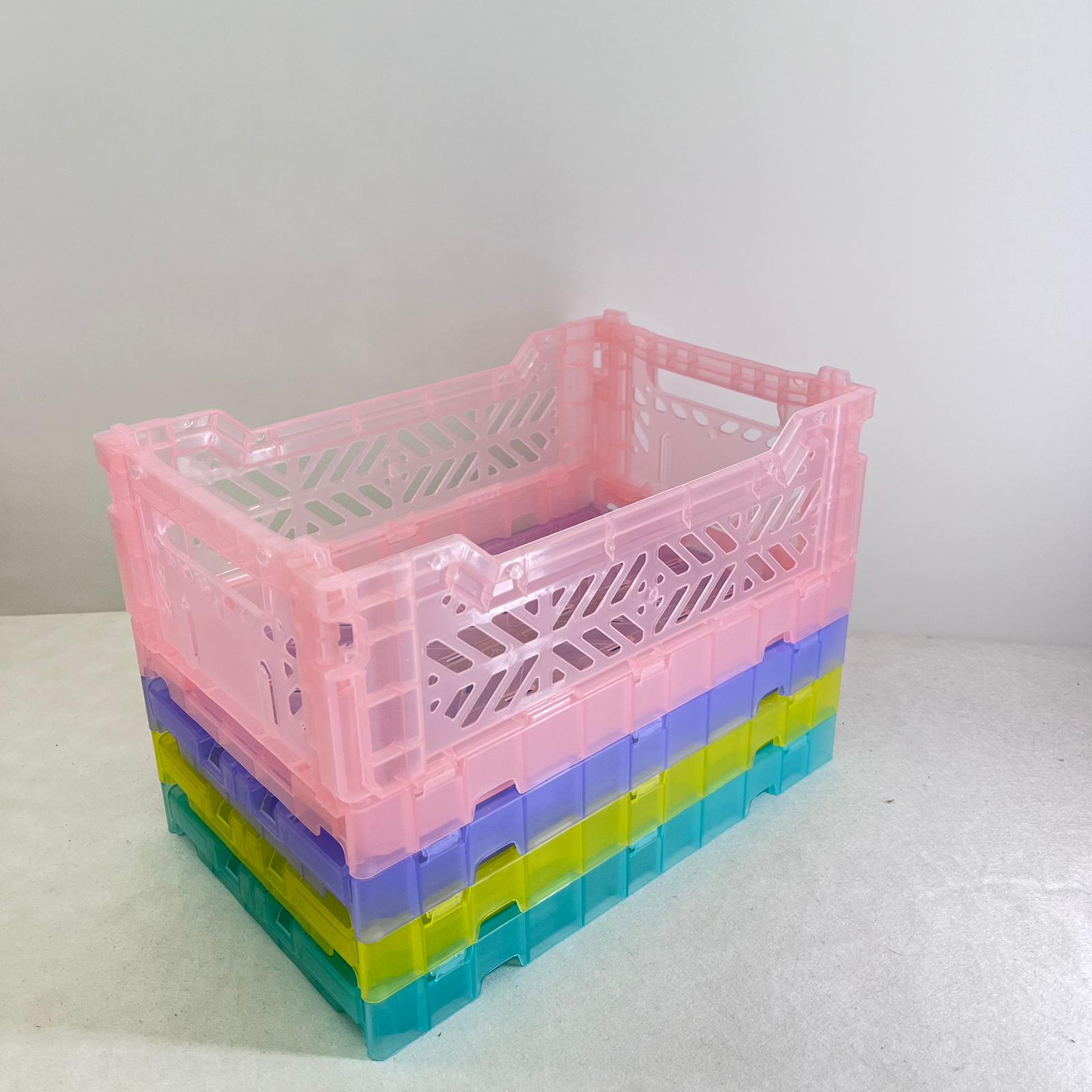 Foldable Storage Crate Double Handles Large - KLOSH