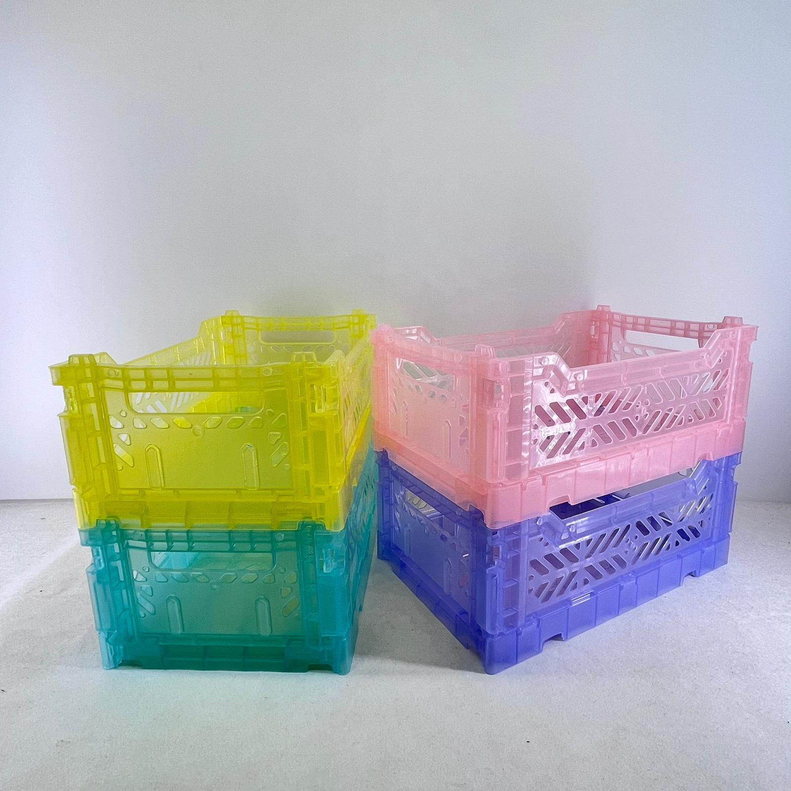 Foldable Storage Crate Double Handles Large - KLOSH