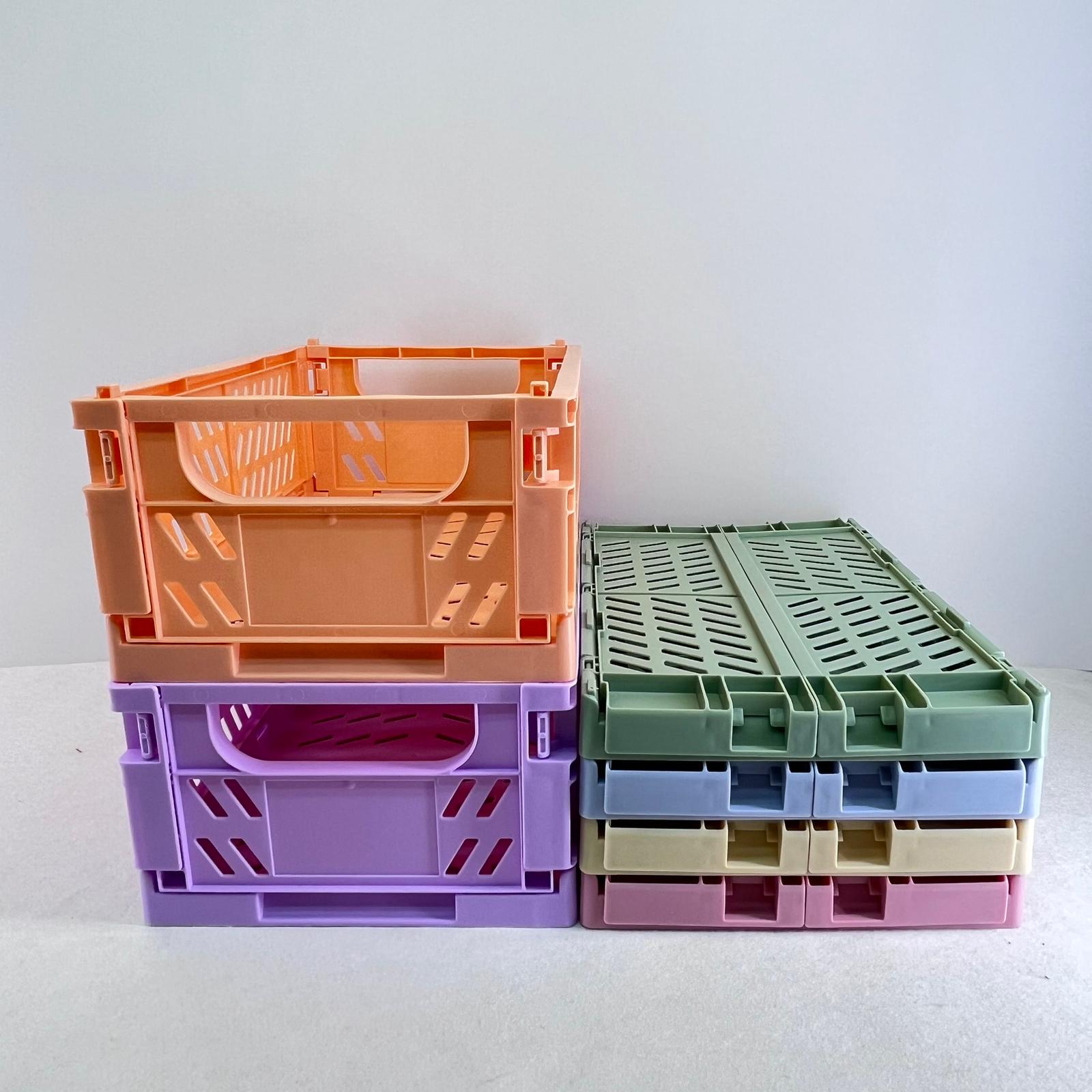 Foldable Storage Crate Double Handles Large - KLOSH