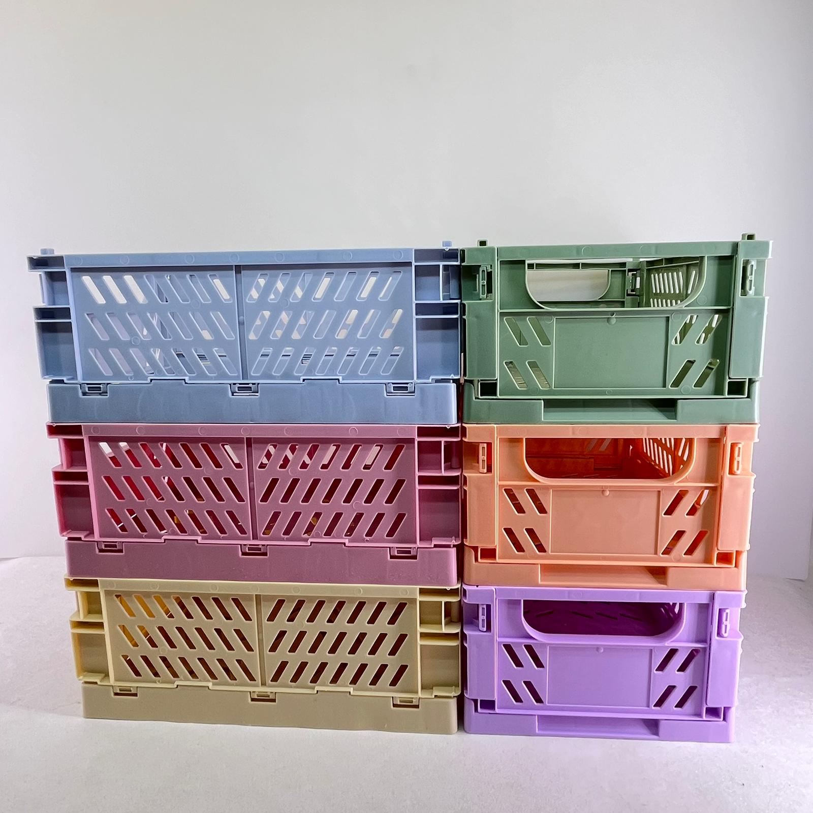 Foldable Storage Crate Double Handles Large - KLOSH