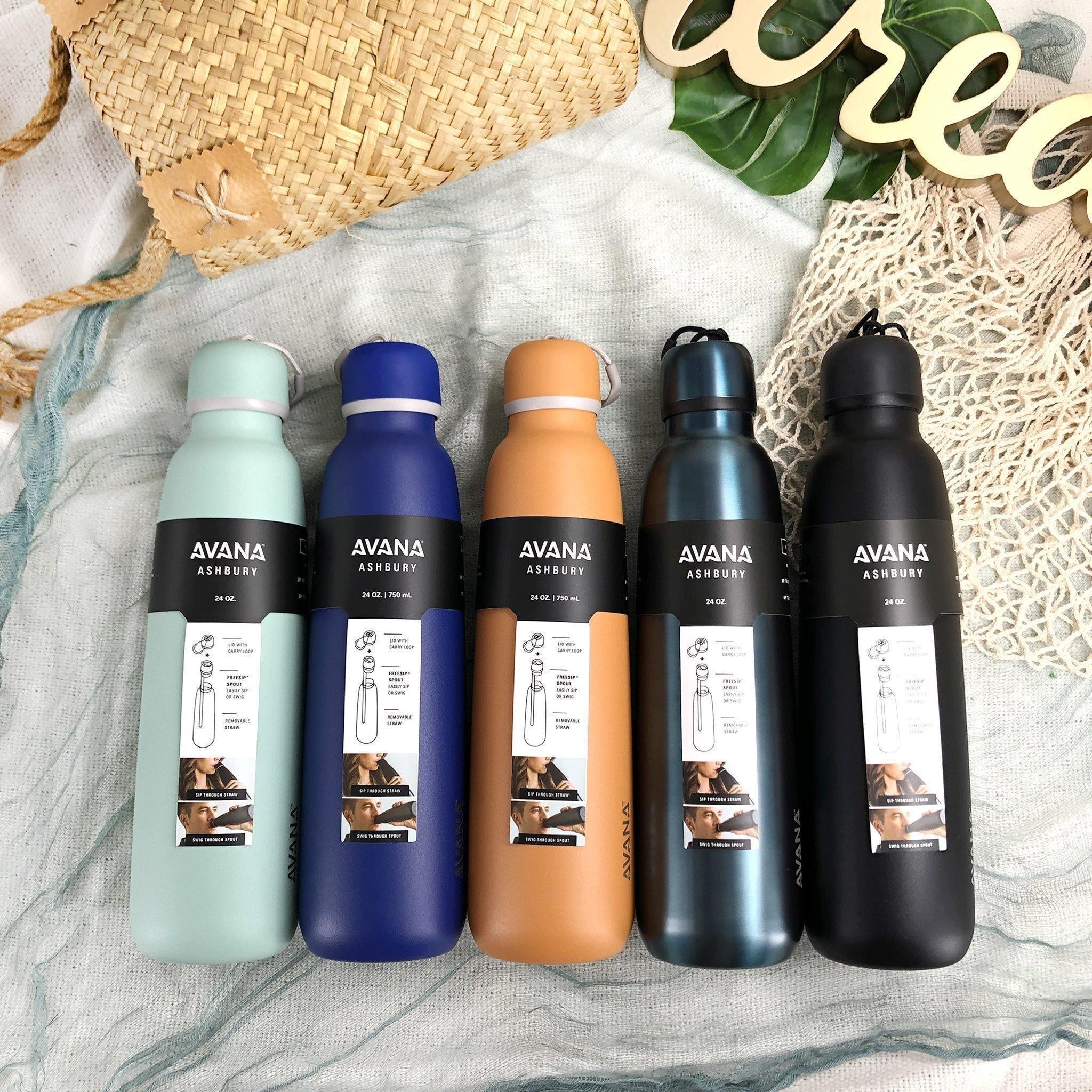 Avana Ashbury Stainless Steel Double-Wall Insulated Water Bottle 24oz (710ml) - KLOSH