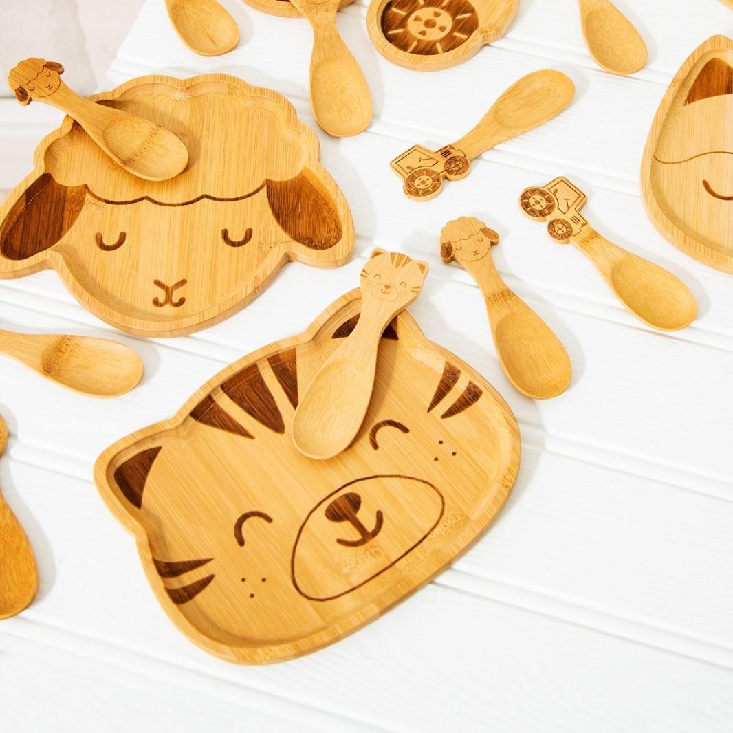 Bamboo Plate - Tiger - KLOSH