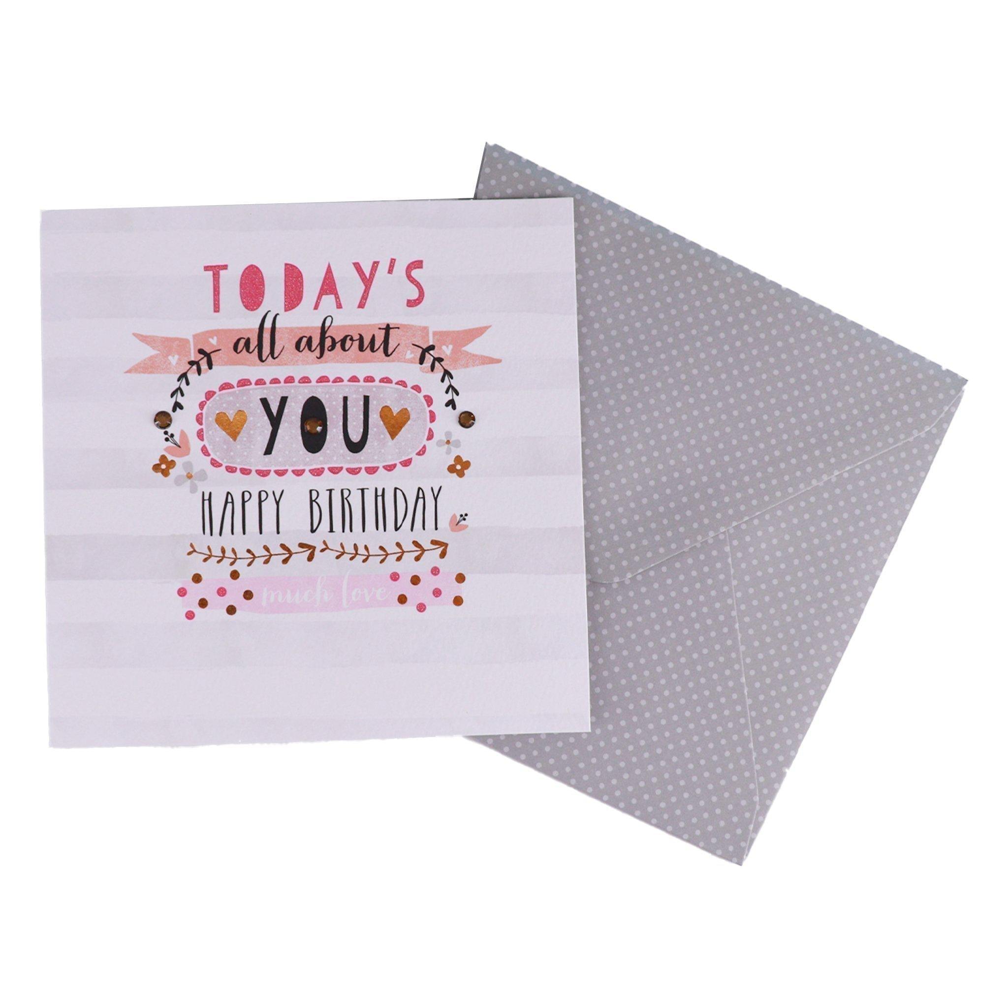 Card - Today's All About You Birthday - KLOSH