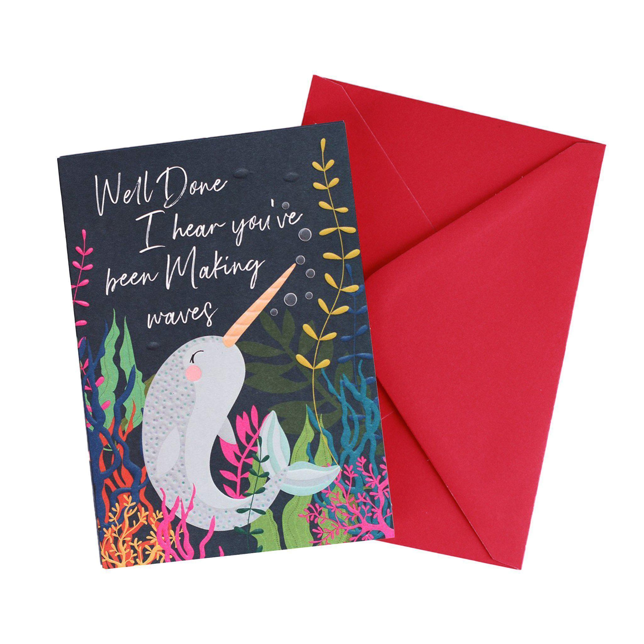 Card - Wild Thing Well Done Narwhal - KLOSH