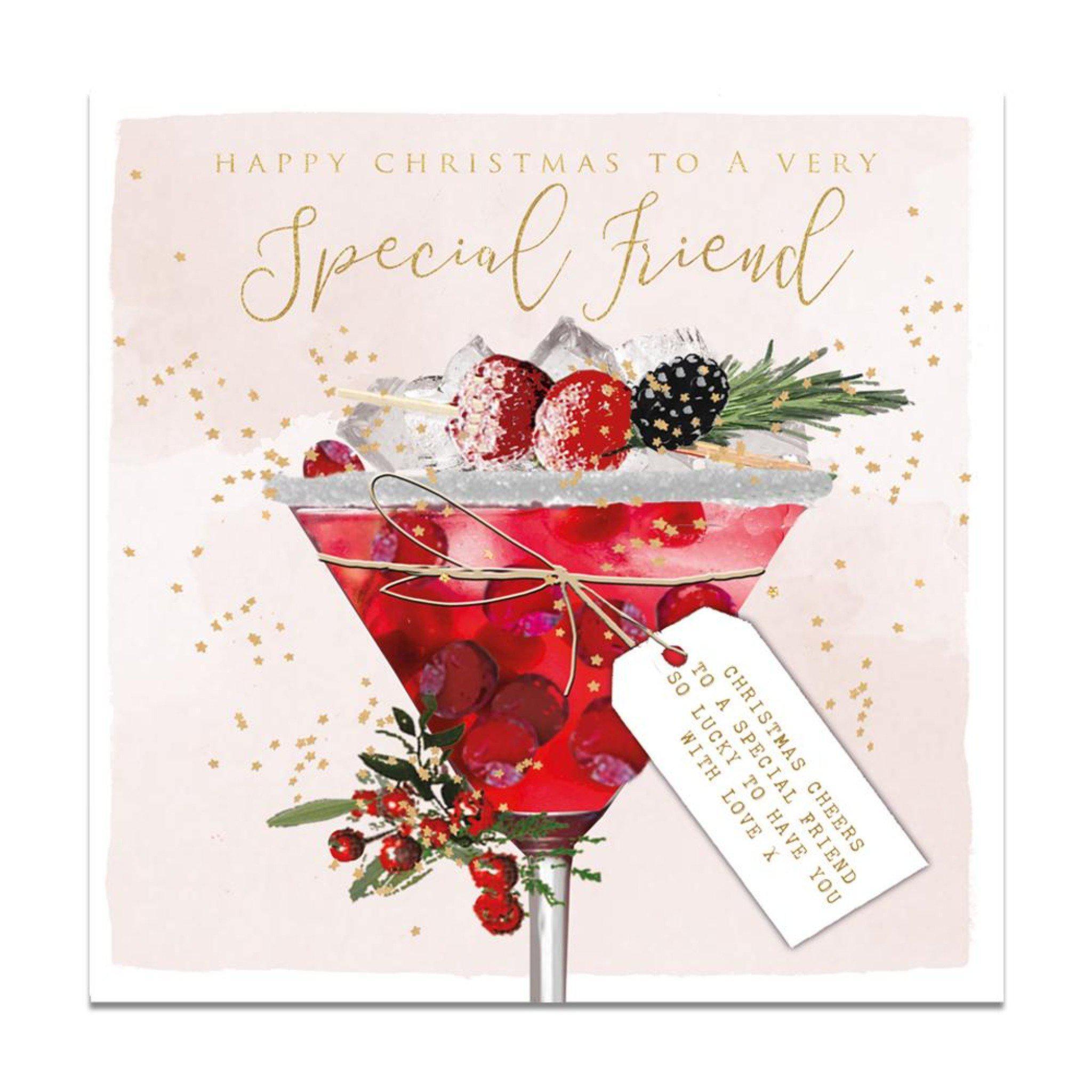 Christmas Card - Happy Christmas To A Very Special Friend - KLOSH
