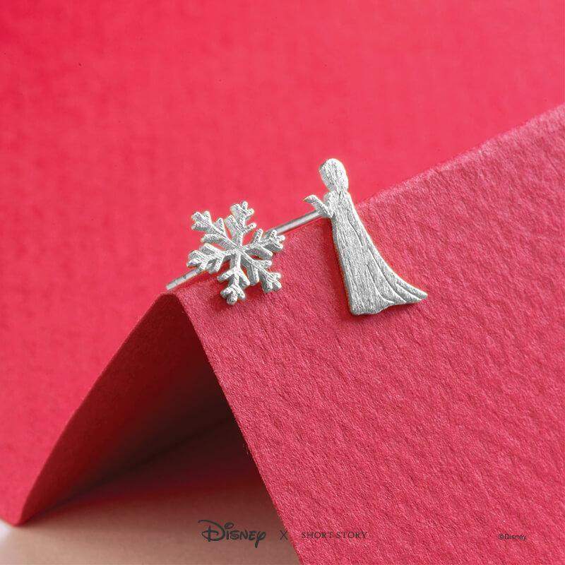 Disney Earring - Elsa Snowflake Gold - KLOSH