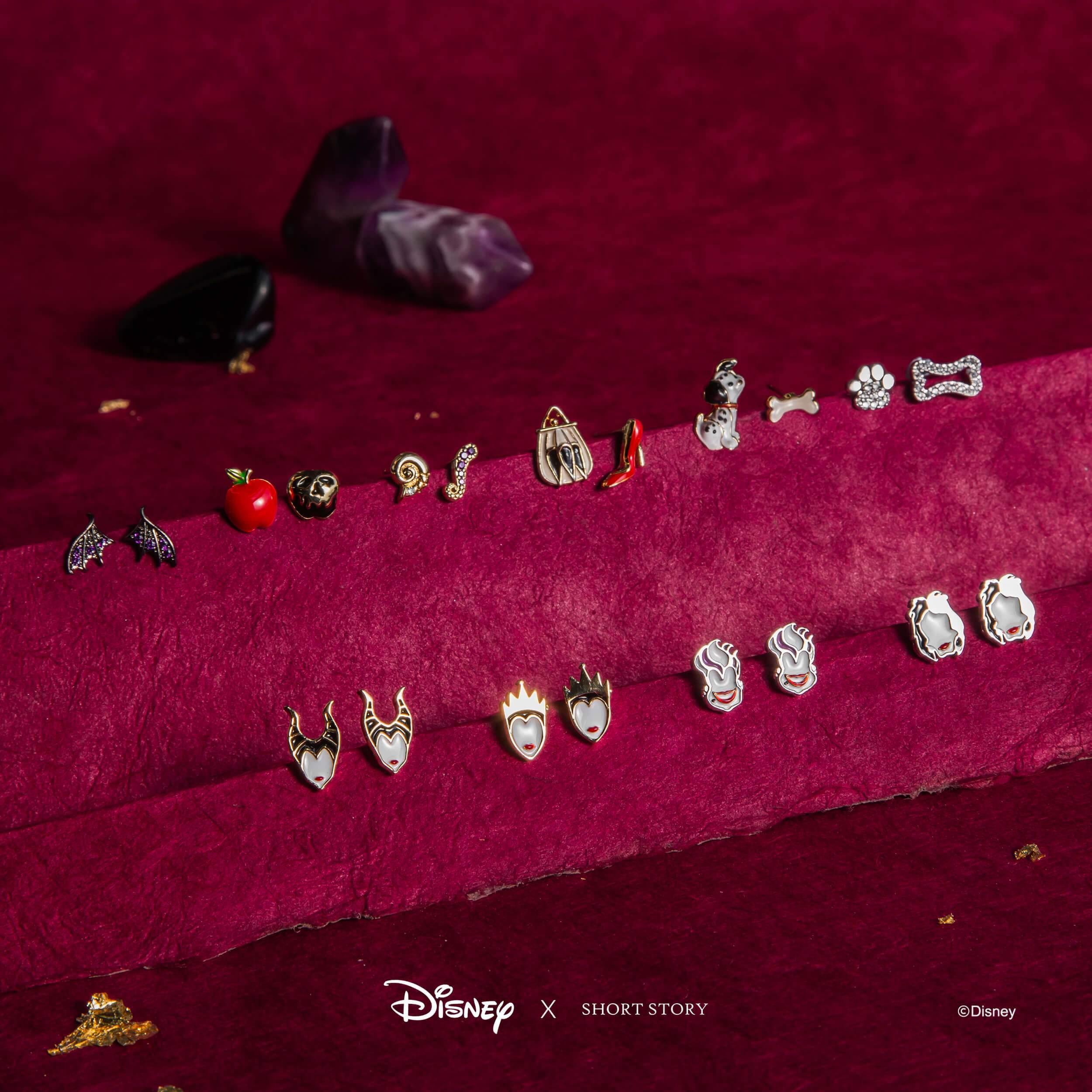 Disney Earring - Epoxy 101 Dalmations Dog and Bone - KLOSH