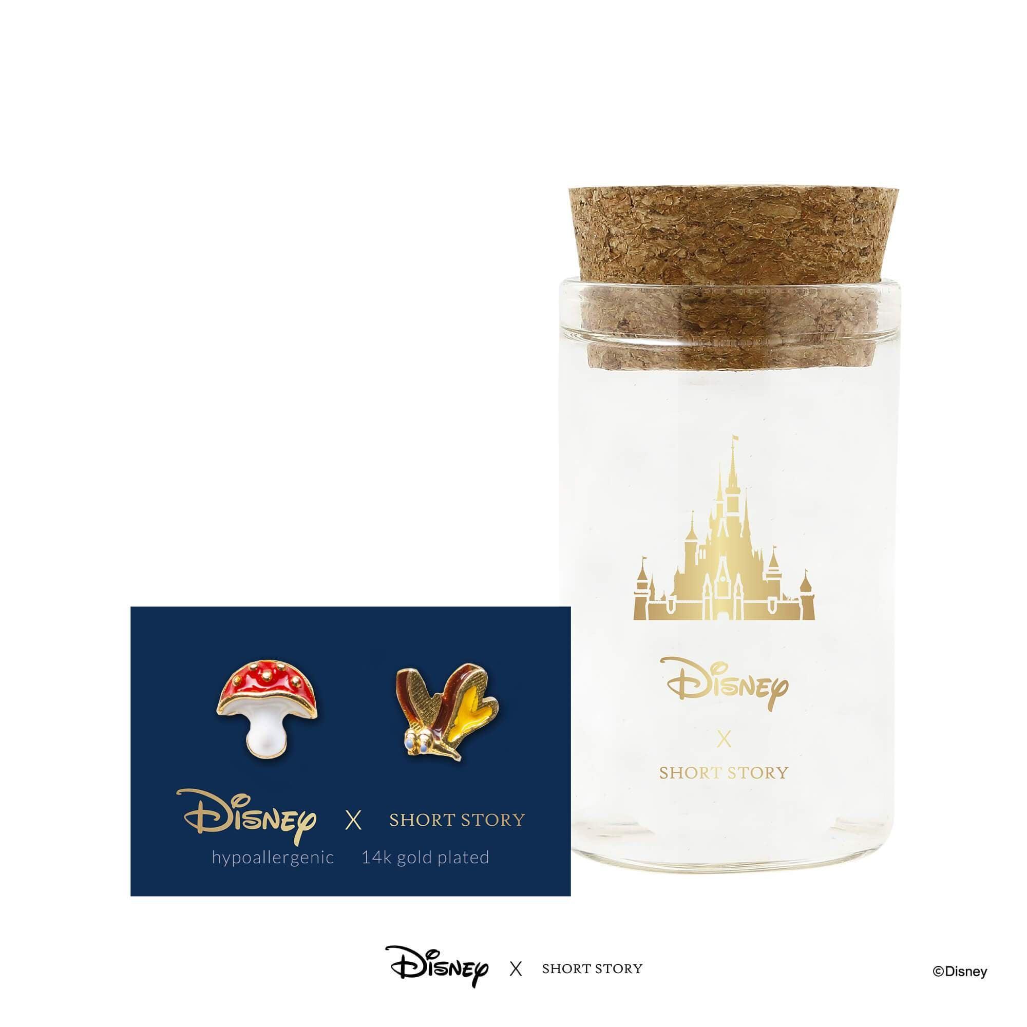 Disney Earring - Epoxy Mushroom and Butterfly - KLOSH