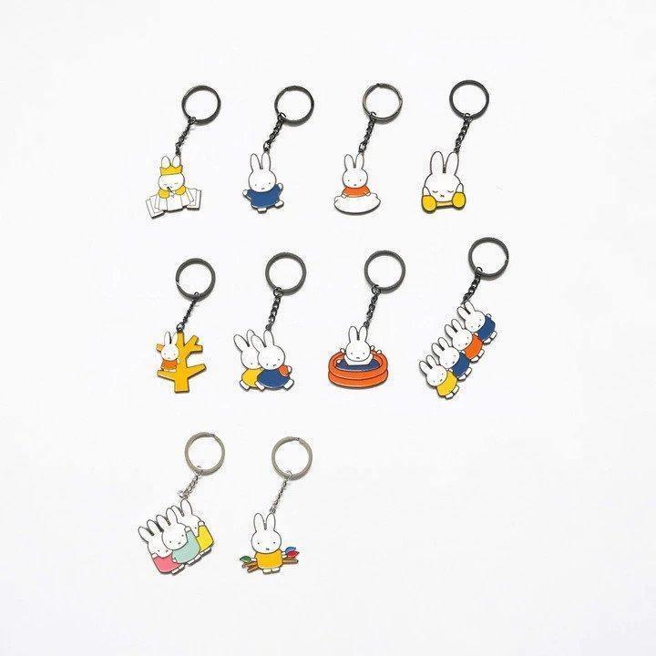 Miffy - Enamel Keychain - Paperwork - KLOSH