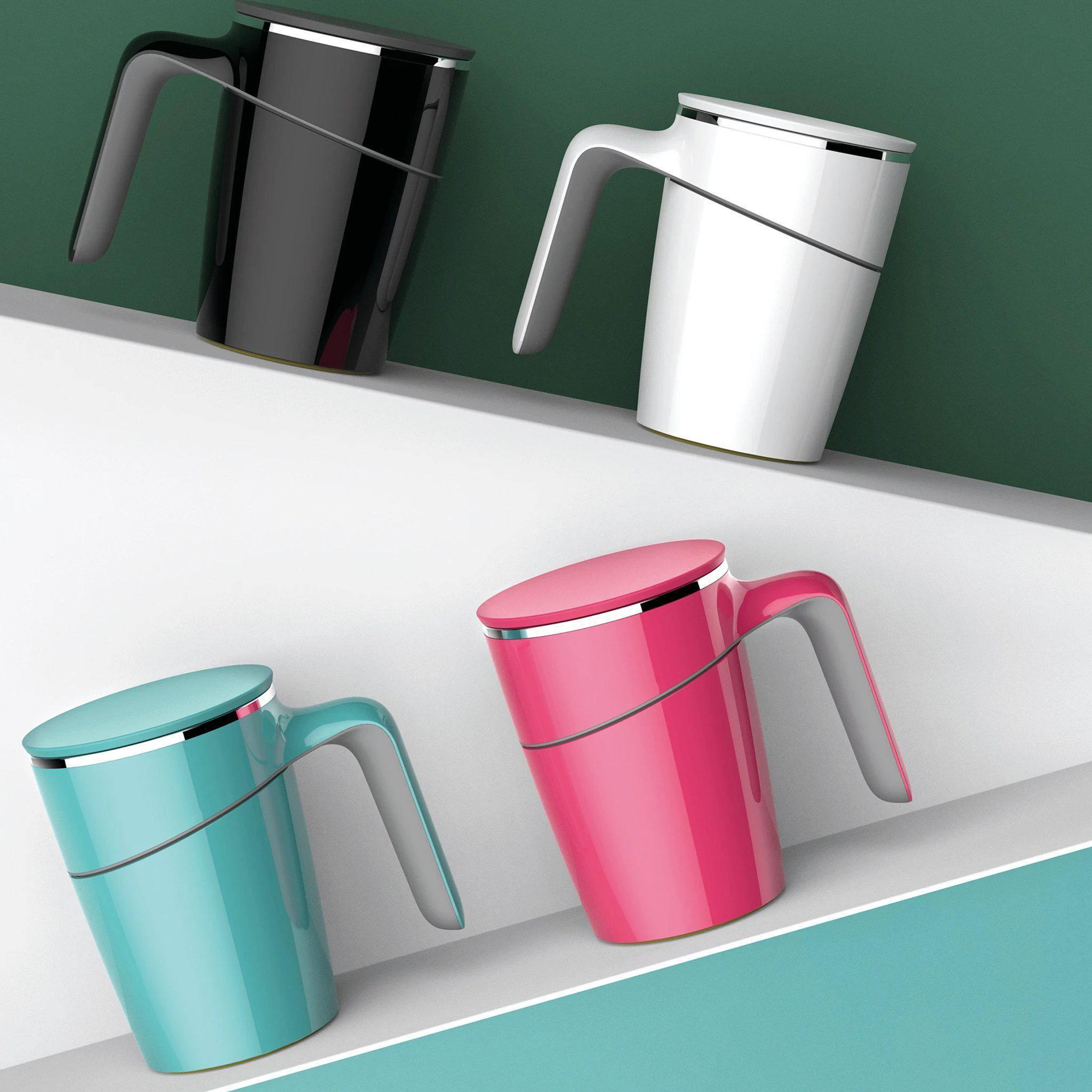 Mug - Artiart Suction Grace Mug Black - KLOSH