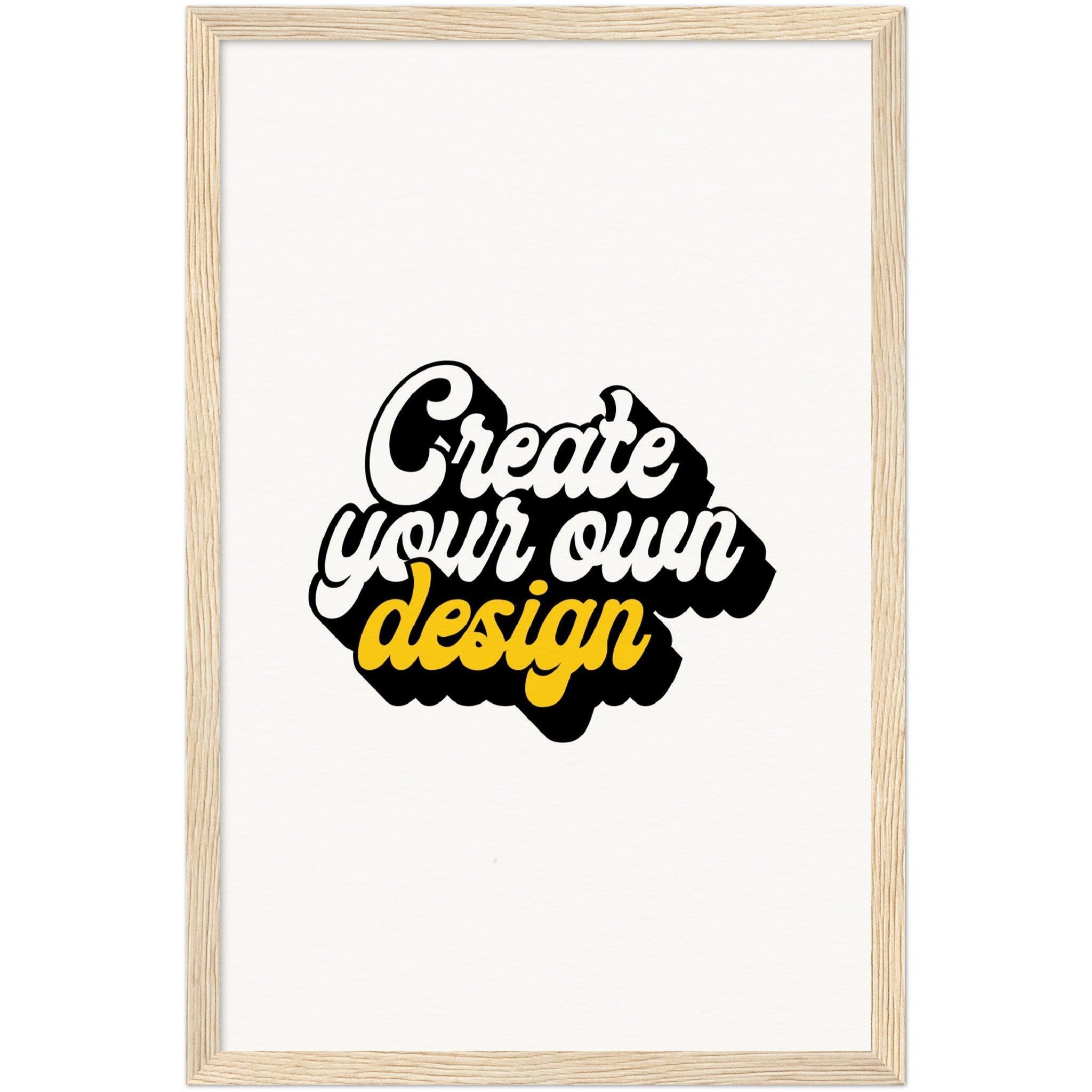 Museum-Quality Matte Paper Wooden Framed Poster - KLOSH