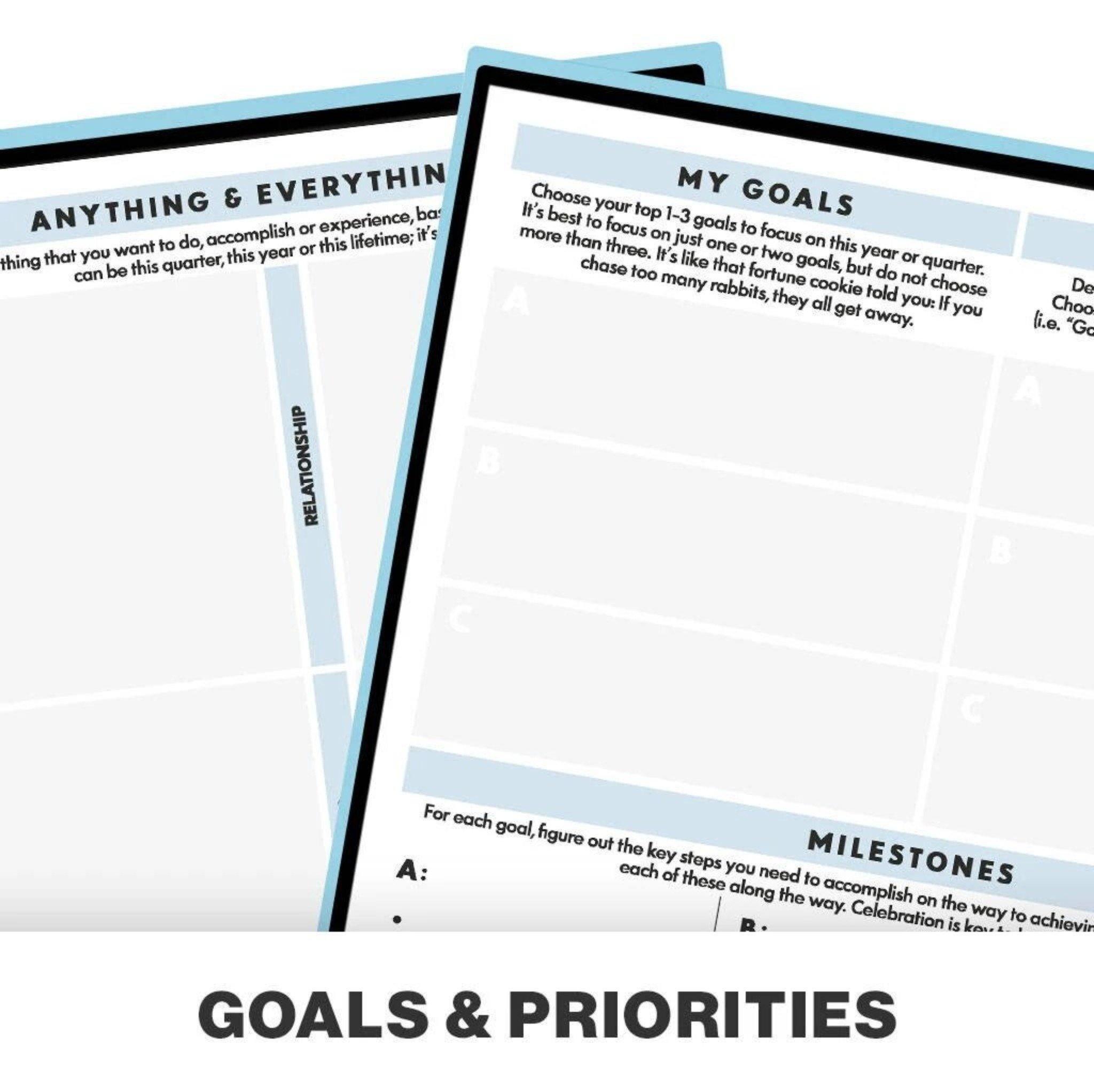 Notebook - Rocketbook Panda Planner Letter A4 in Infinity Black - KLOSH