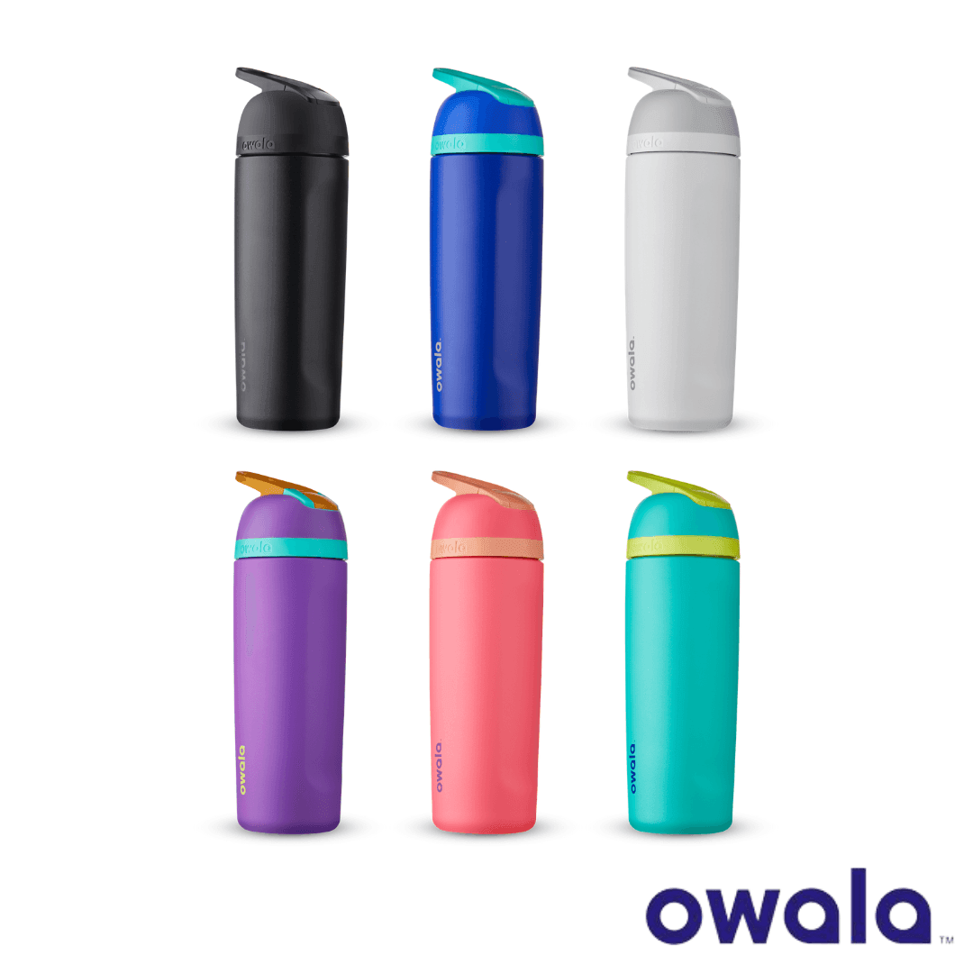 Owala Flip™ Insulated Stainless-Steel Water Bottle with Locking Push-Button Lid, 19-Ounce (562ml) - KLOSH