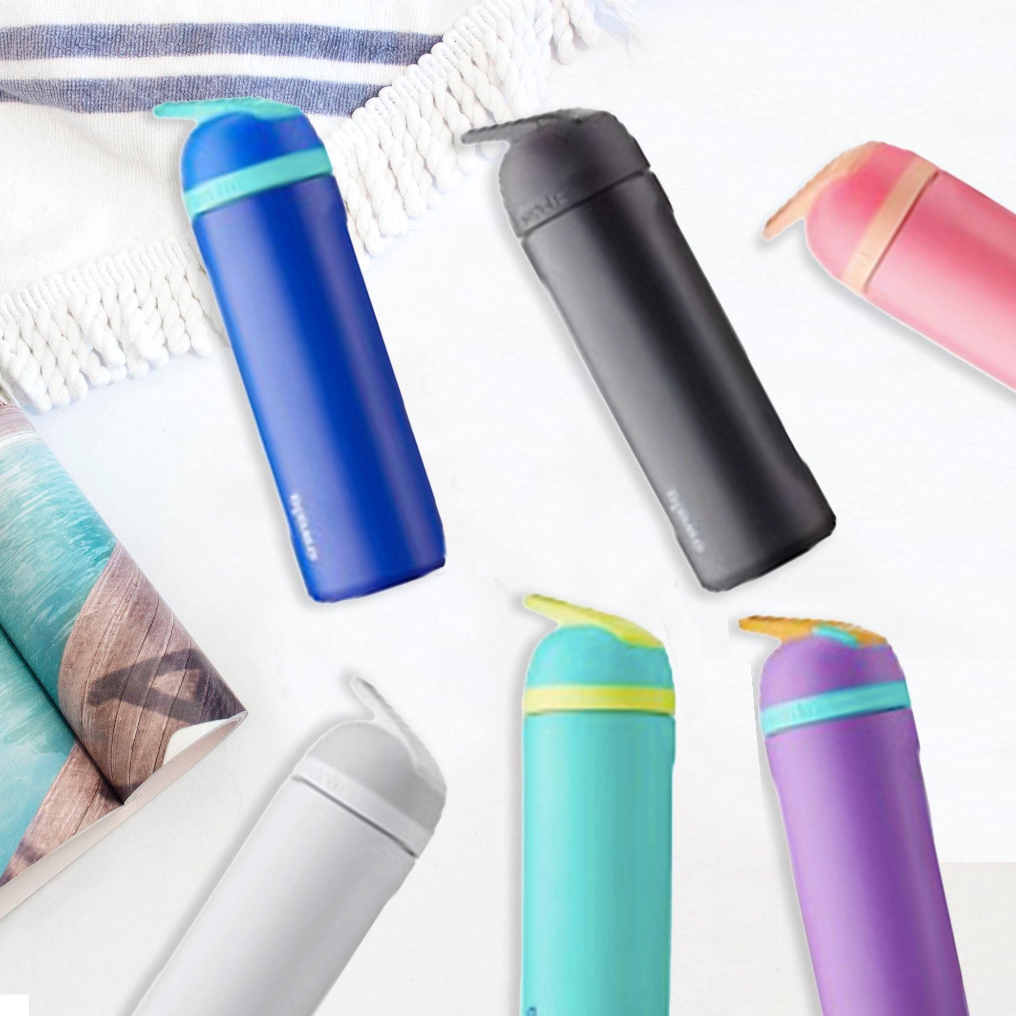 Owala Flip™ Insulated Stainless-Steel Water Bottle with Locking Push-Button Lid, 24-Ounce (710ml) - KLOSH