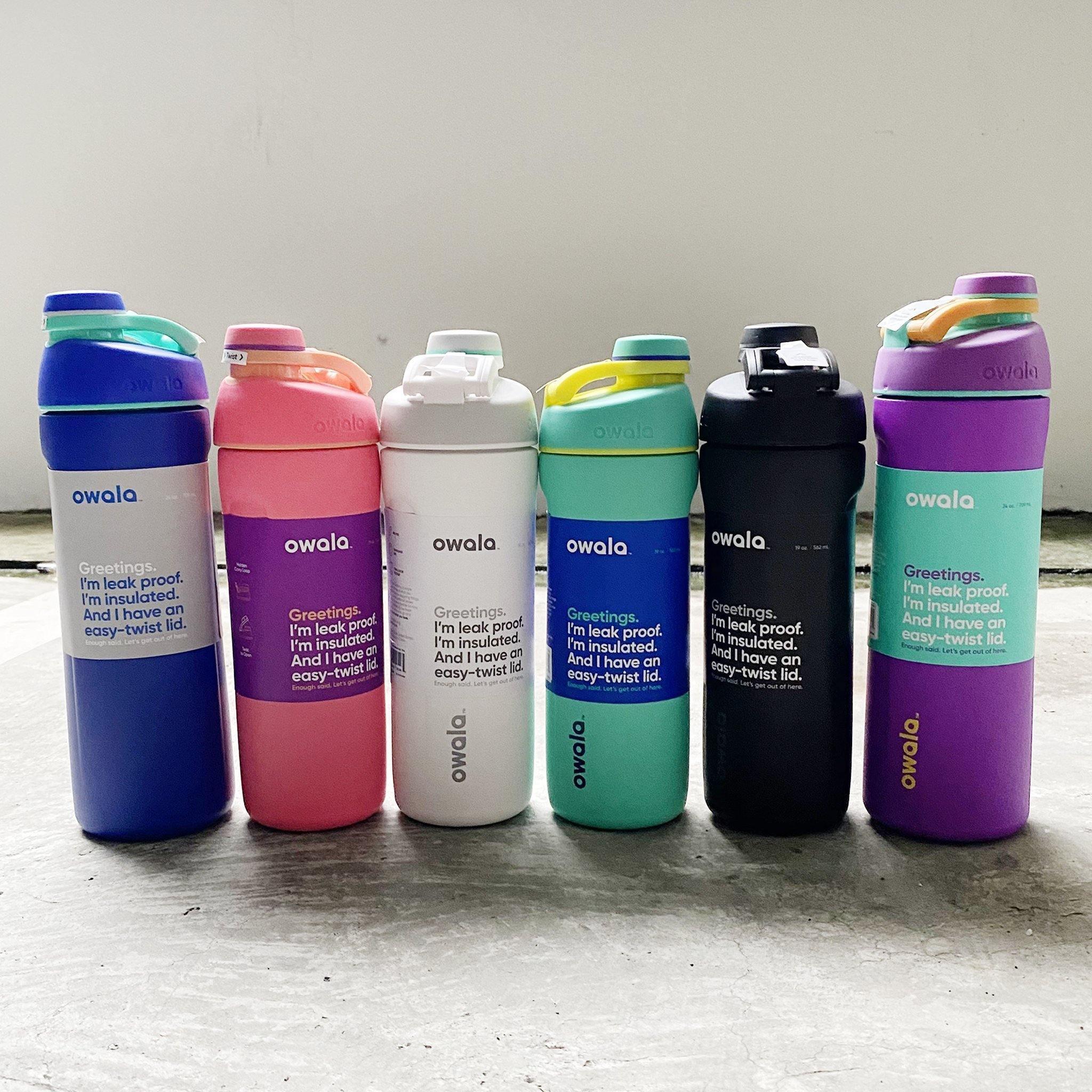 Owala Twist™ Insulated Stainless-Steel Water Bottle with Locking Push-Button Lid, 19-Ounce (562ml) - KLOSH