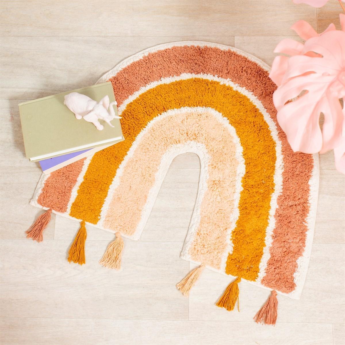 Rug - Earth Rainbow With Tassels - KLOSH