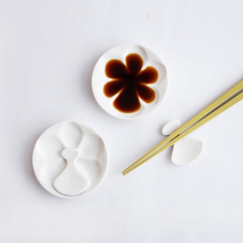 Saucer & Chopstick Rest - Orchid - KLOSH