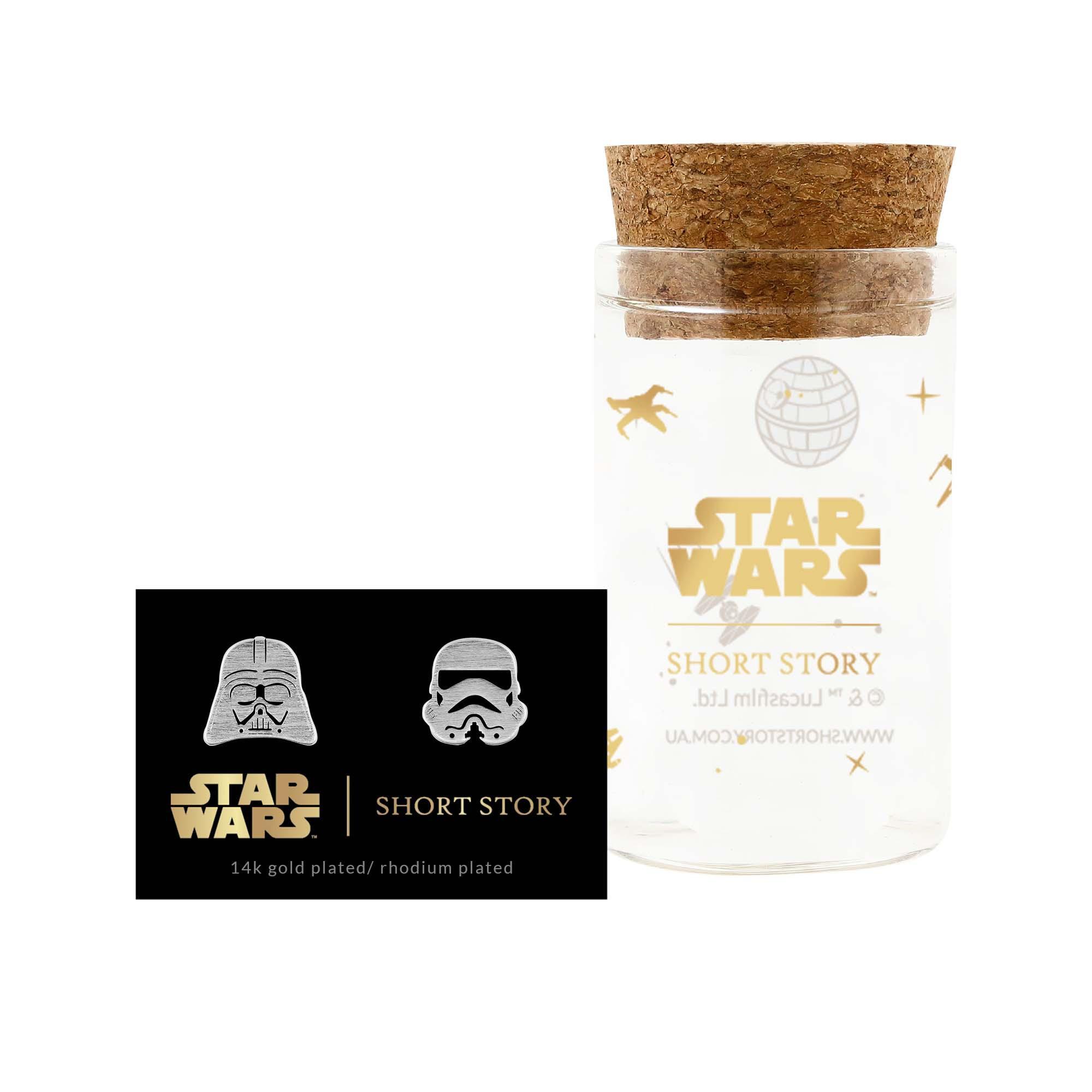 Star Wars™ Earring - Darth Vader™ & Stormtrooper™ Silver - KLOSH