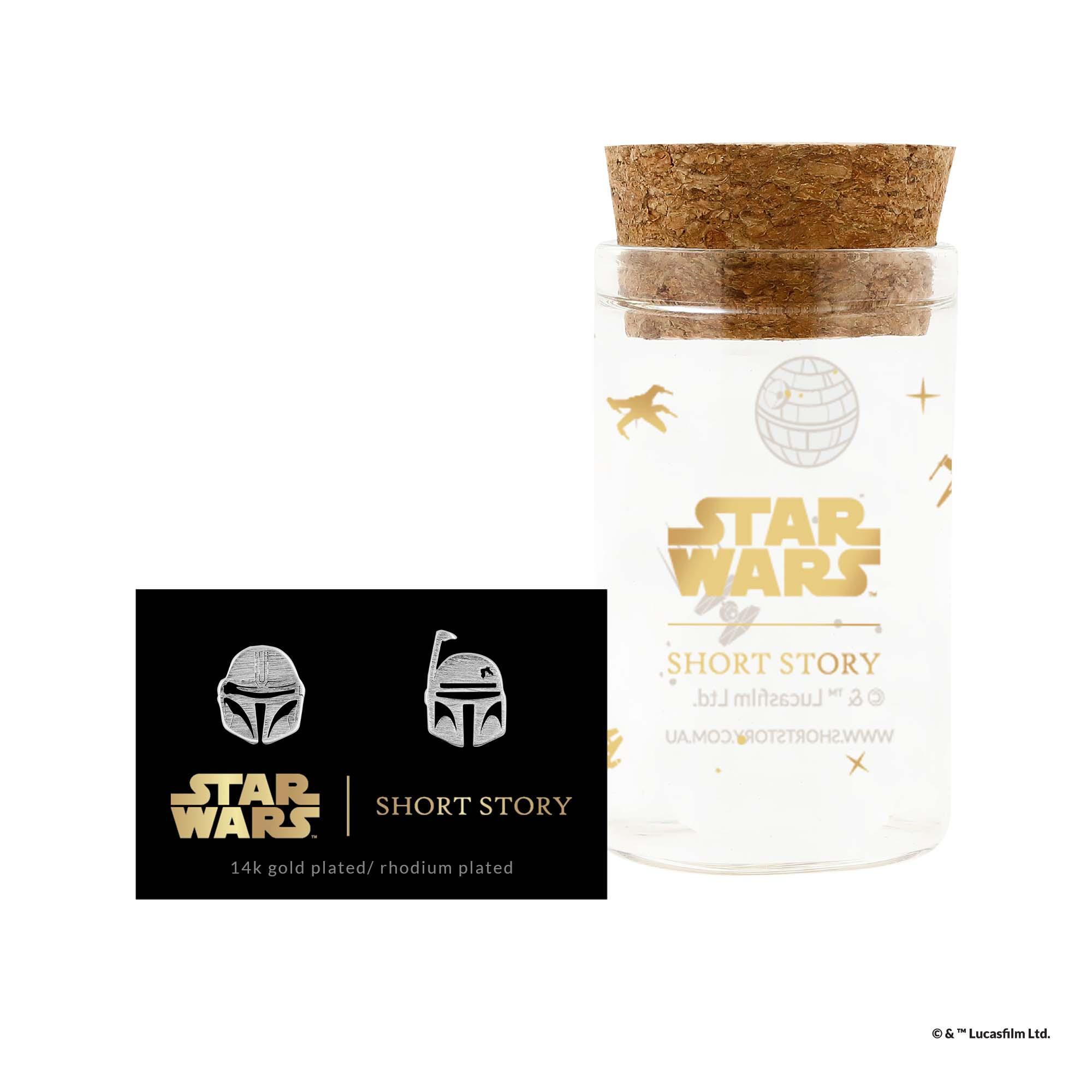 Star Wars™ Earring - Mandalorian™ & Boba Fett™ Silver - KLOSH