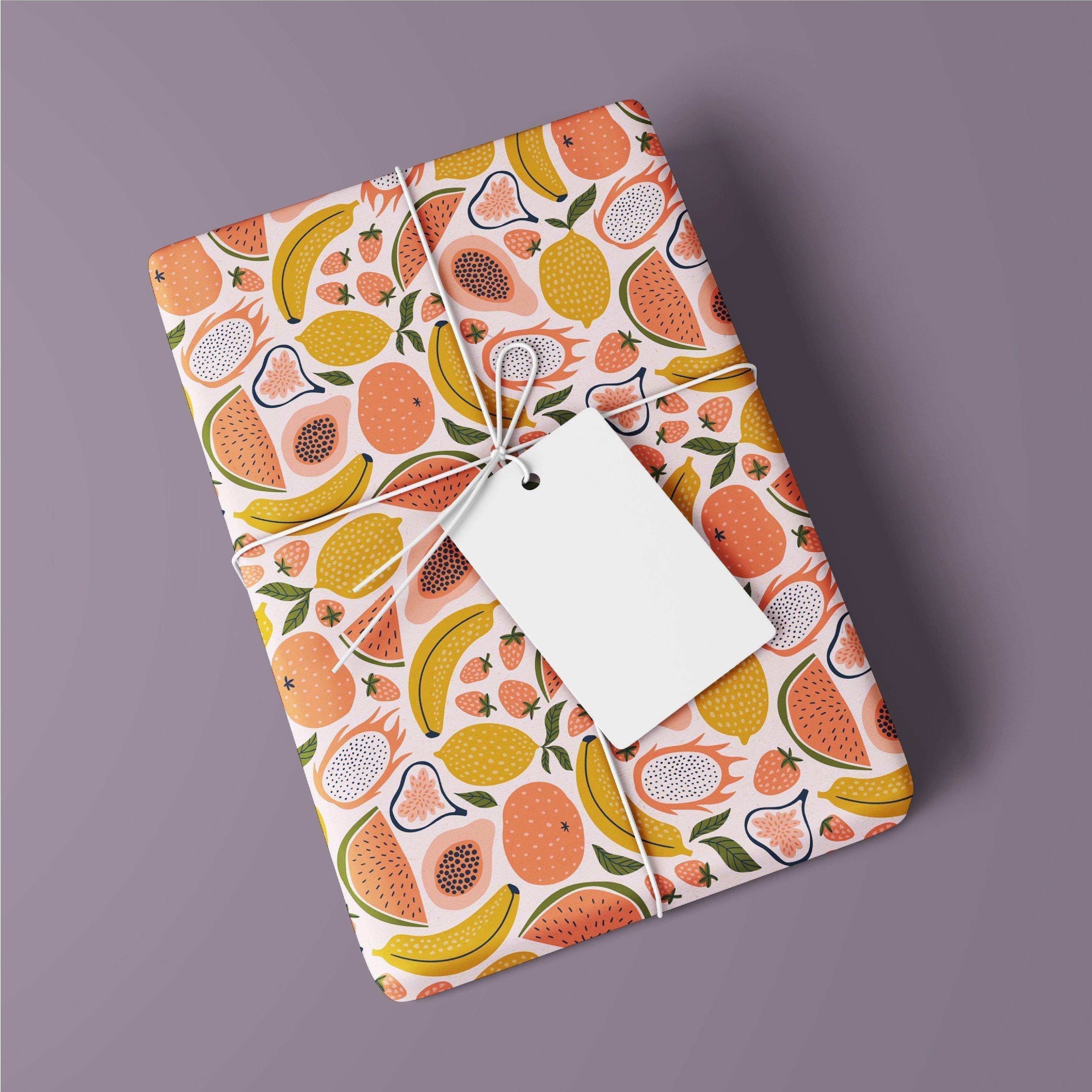 Wrapping Paper - Tropical Fruits - KLOSH