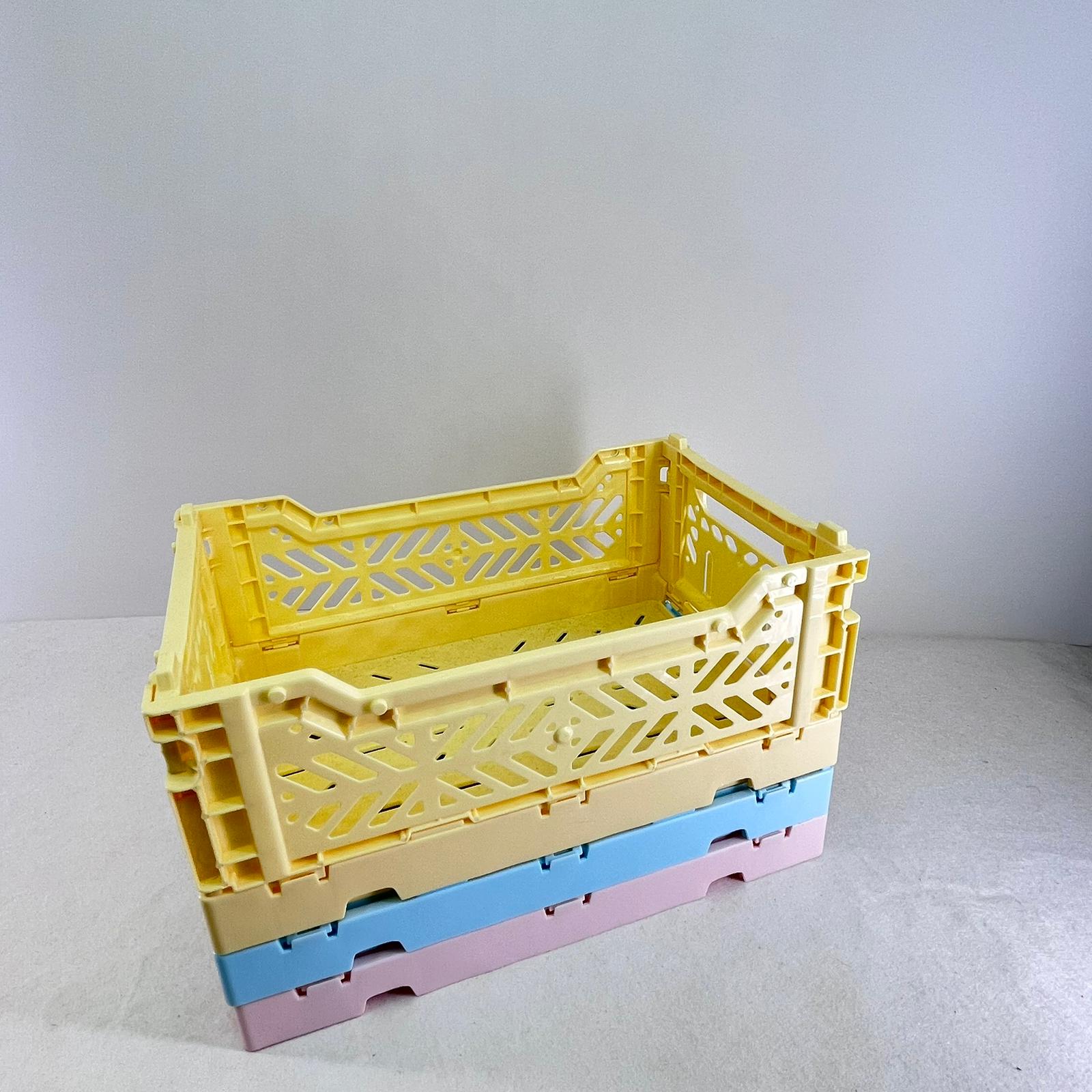 Foldable Storage Crate Double Handles Large - KLOSH