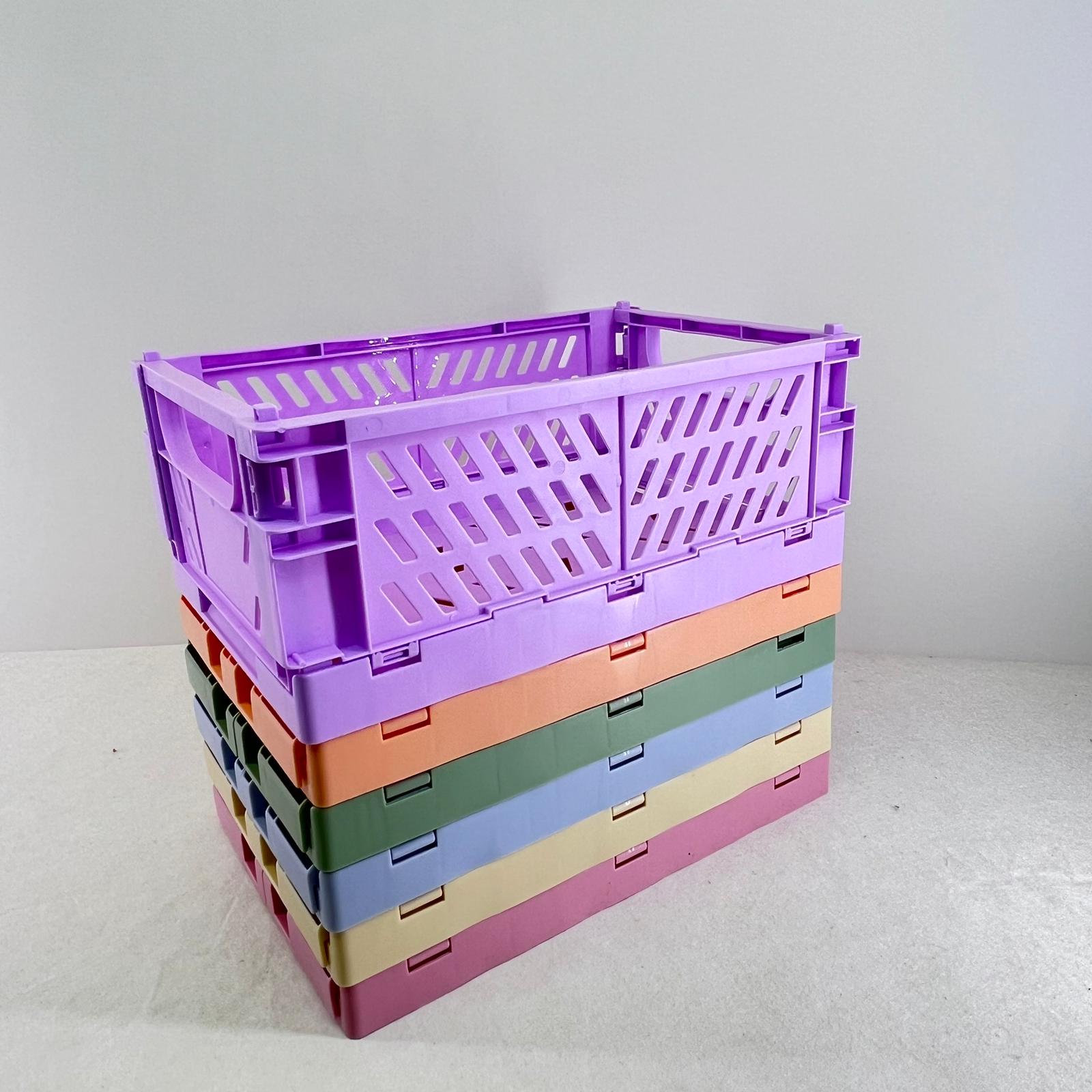 Foldable Storage Crate Double Handles Large - KLOSH