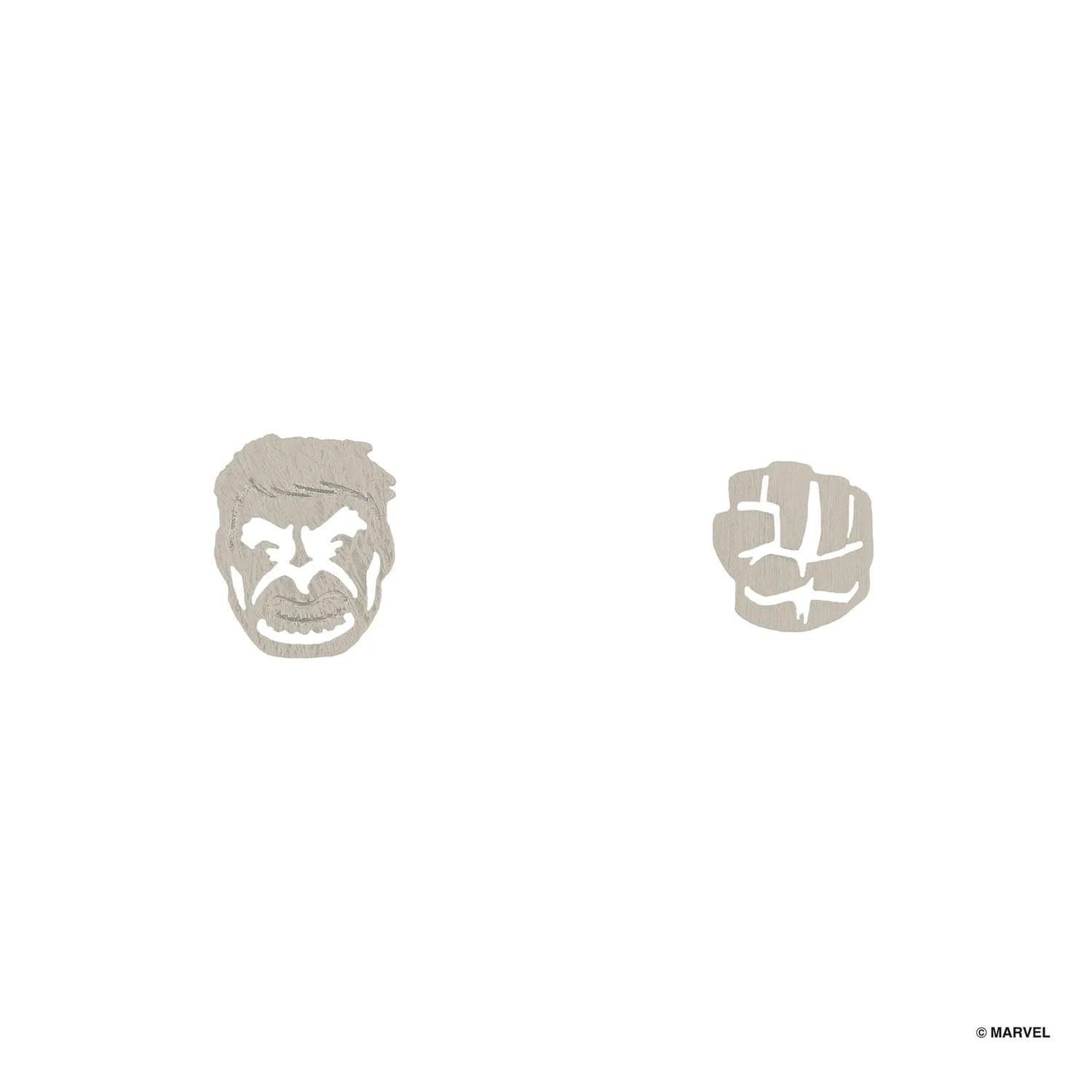 Marvel Earring - Hulk & Smash Fist Silver - KLOSH