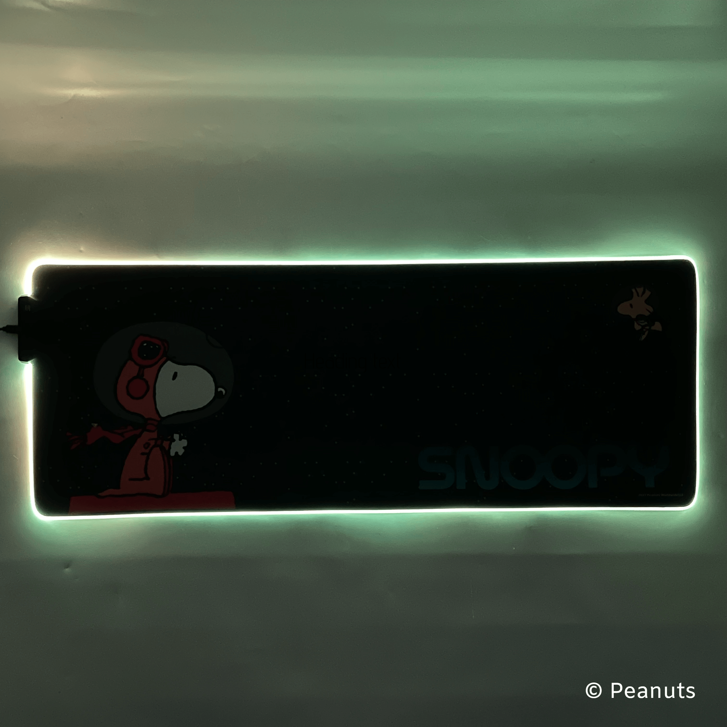 Peanuts - LED Desk Pad Camp Life - KLOSH