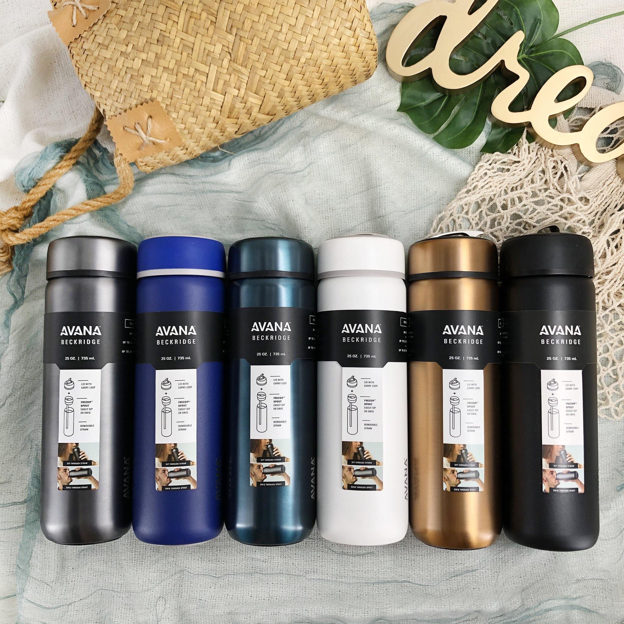 Avana Beckridge Stainless Steel Double-Wall Insulated Water Bottle, 32oz (946ml) - KLOSH
