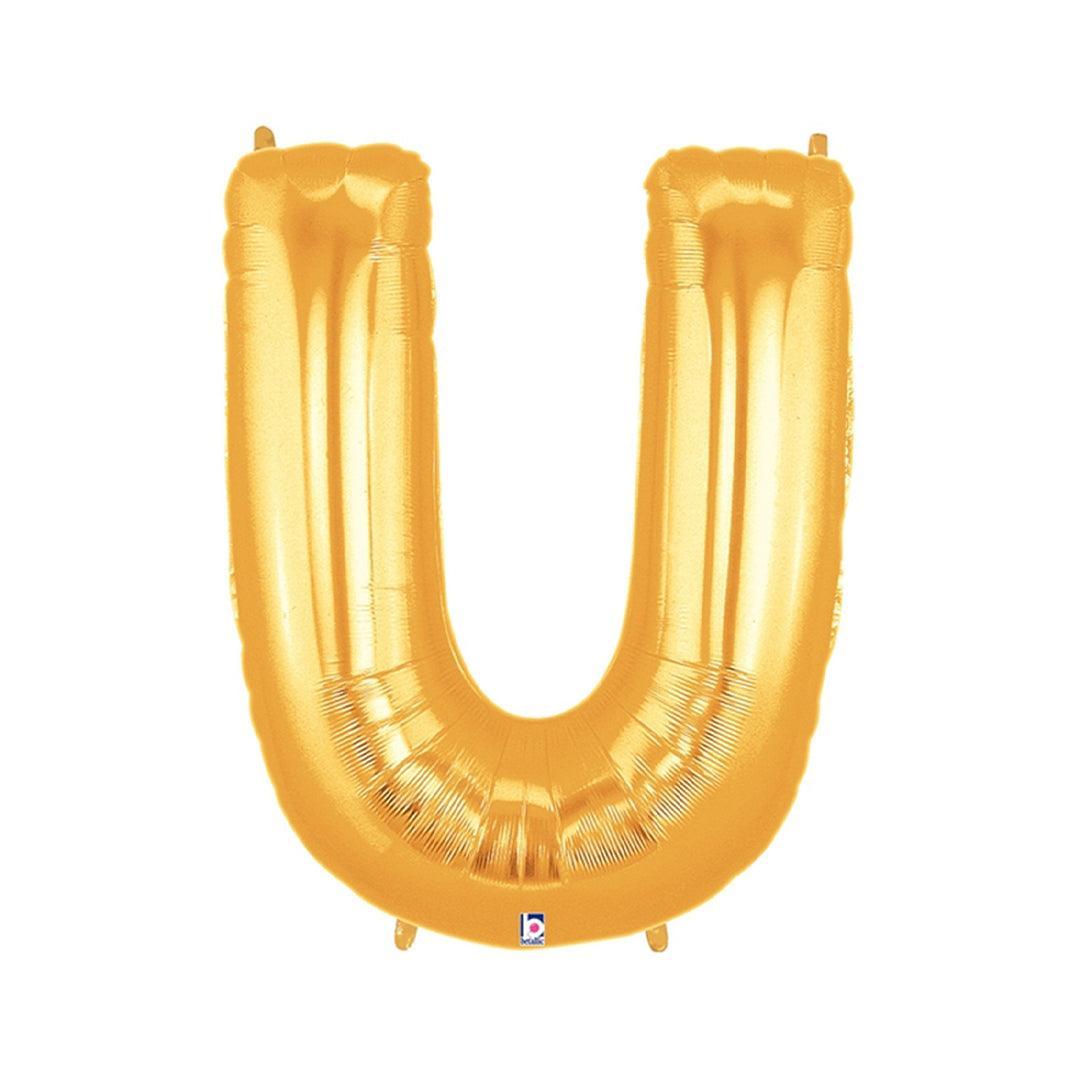 Balloon - Foil Alphabet 40" U Gold - KLOSH