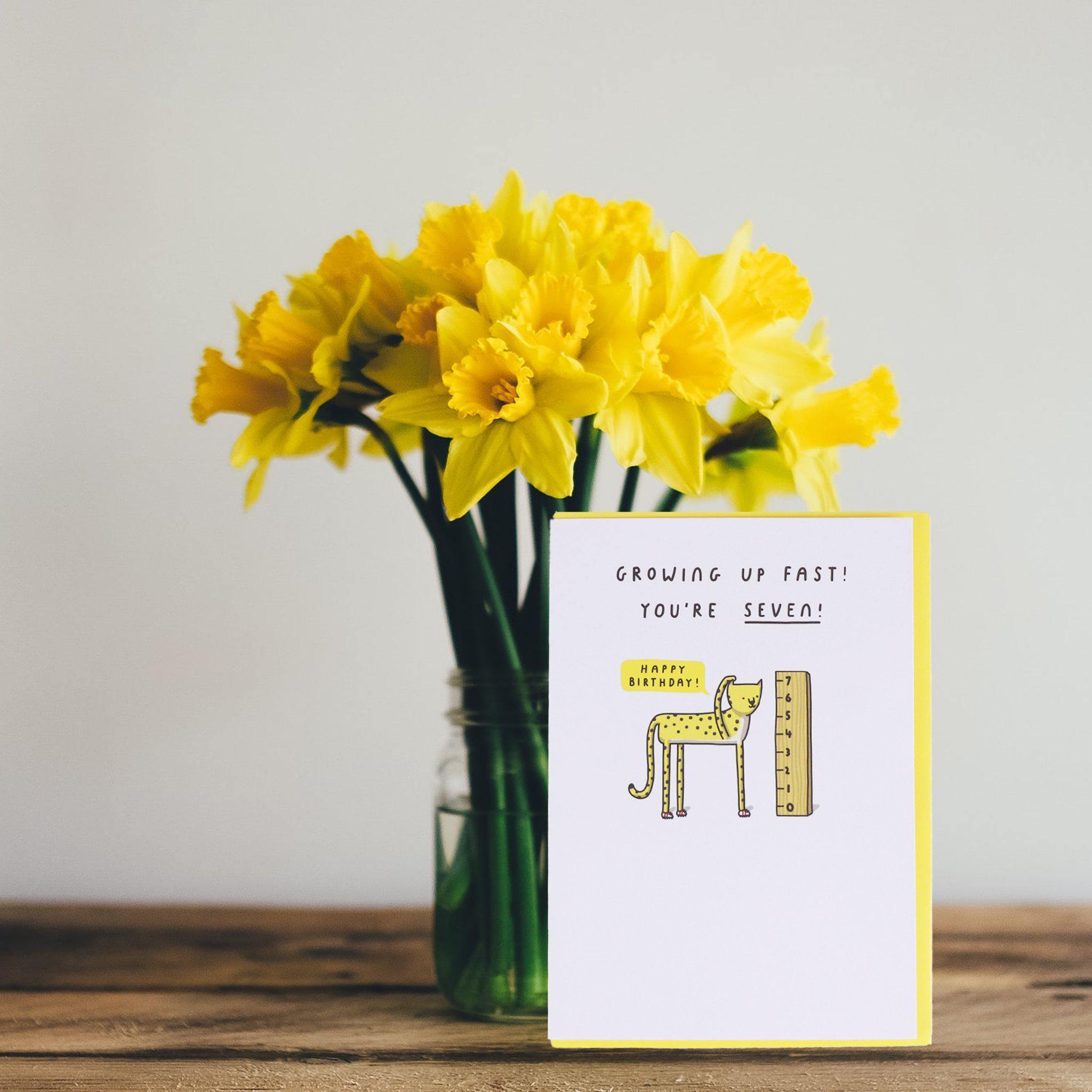 Card - Happy 7th Birthday - KLOSH