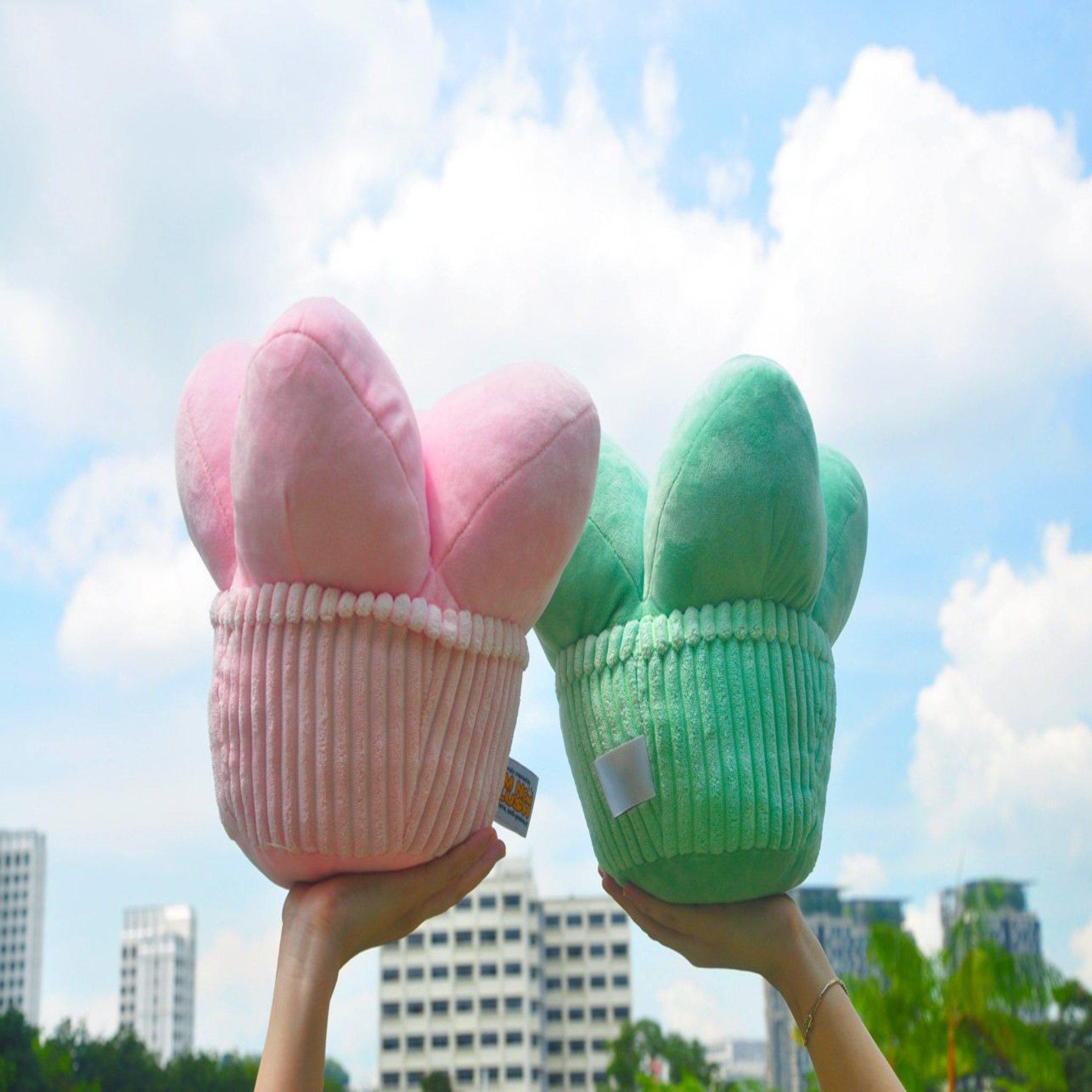 Cushion - Steamed Rice Cake (Wa Ko Kueh) Mint Green - KLOSH