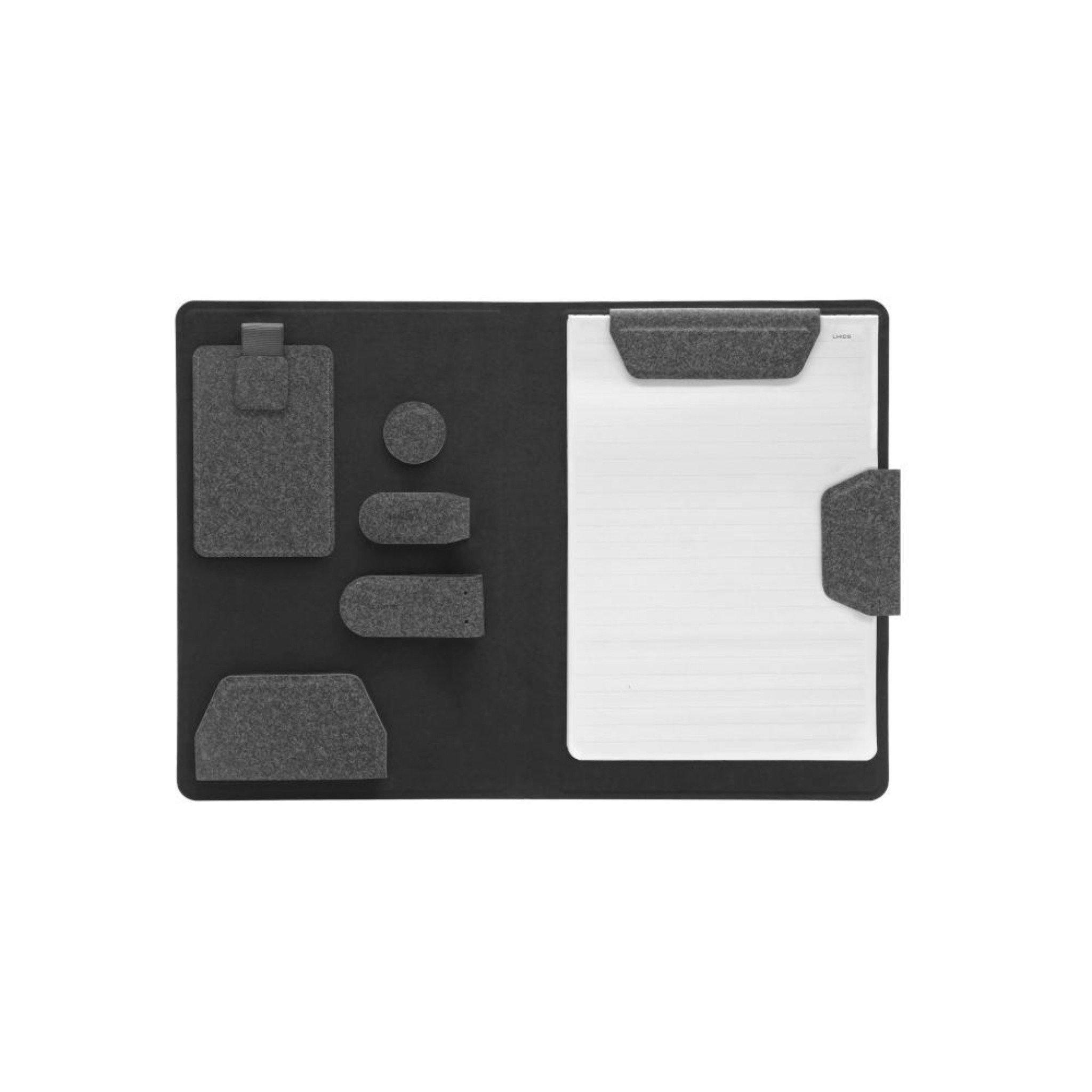 Desk Organiser - MagEasy Folio in Obsidian Black - KLOSH