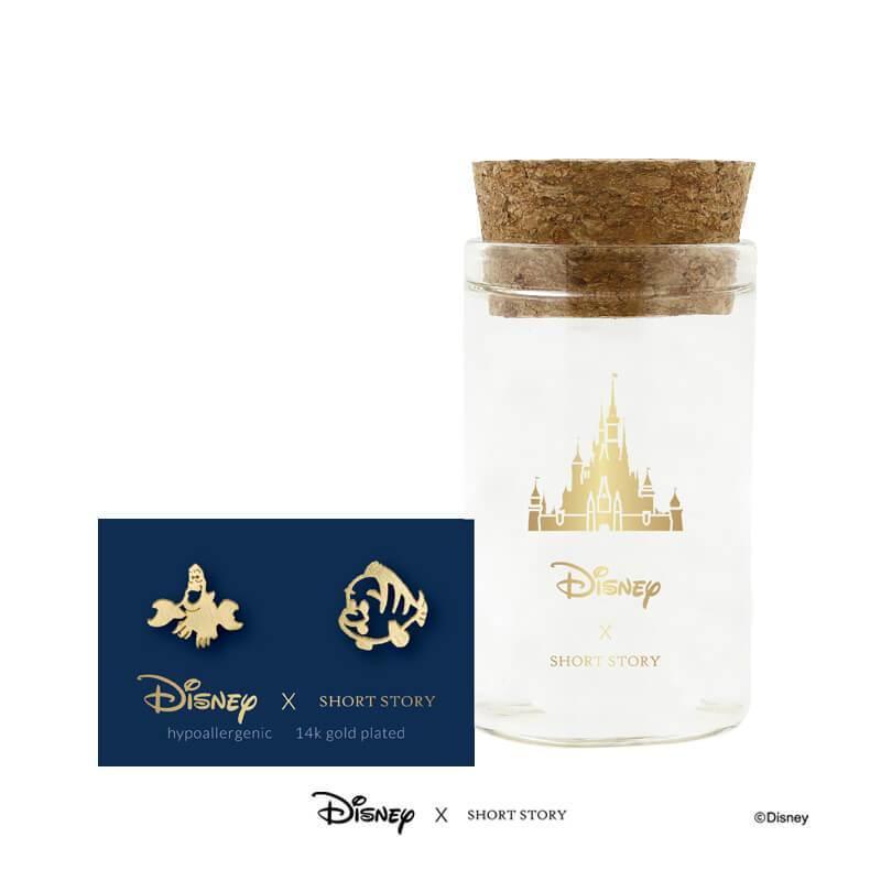 Disney Earring - Ariel Sebastian and Flounder Gold - KLOSH