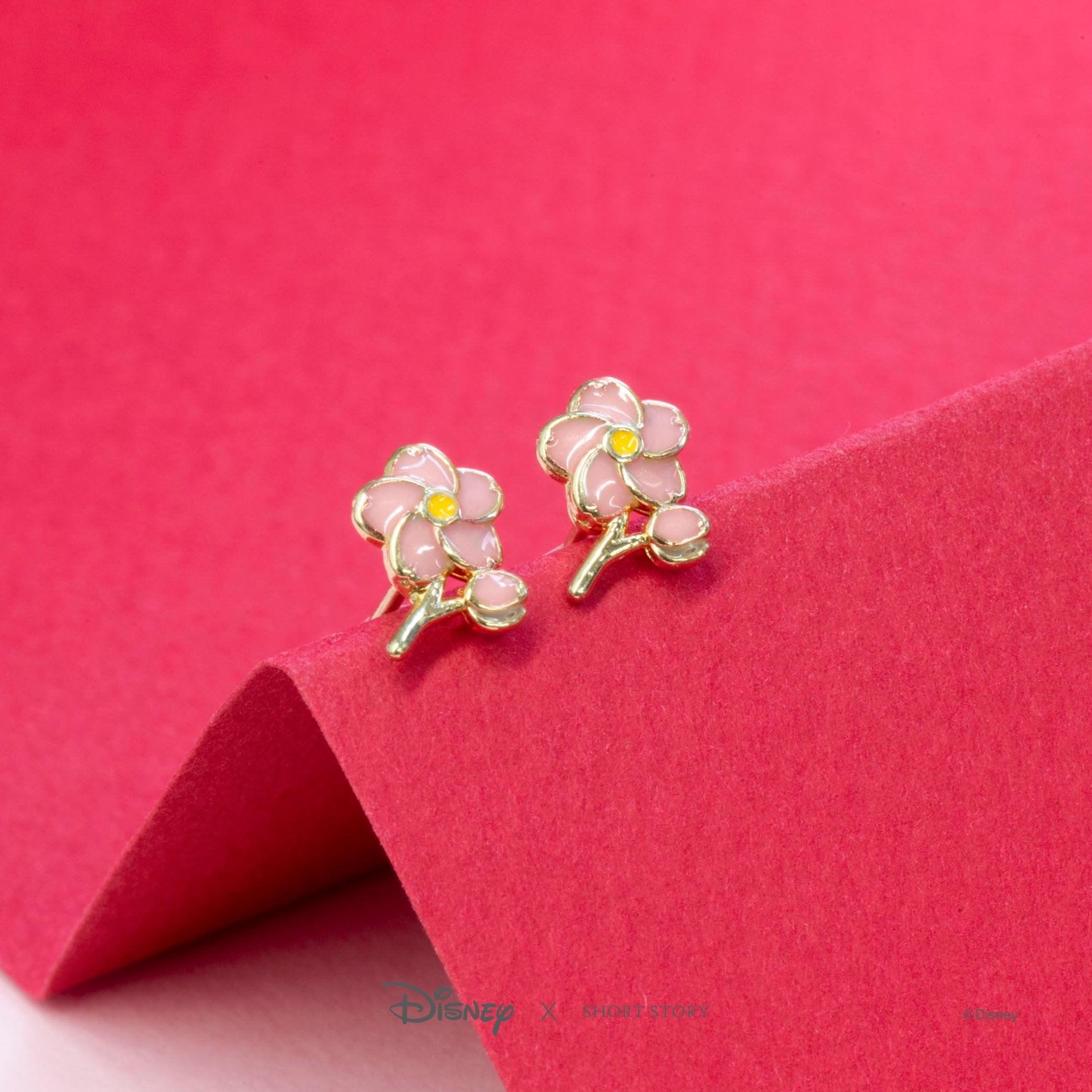 Disney Earring - Epoxy Mulan Blossoms - KLOSH