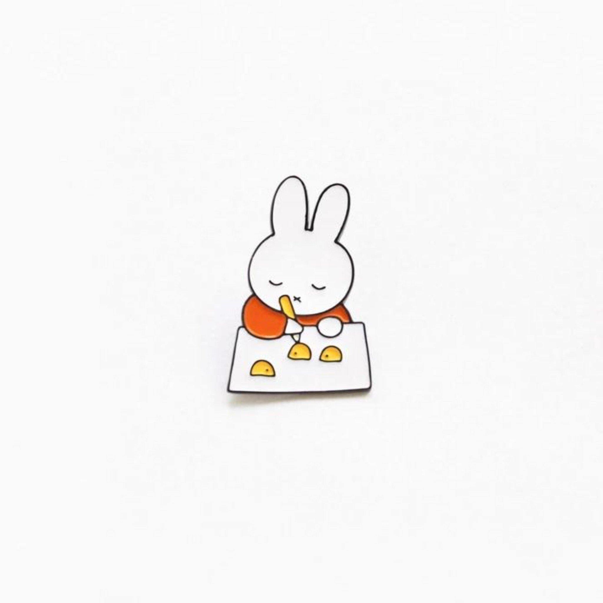 Miffy Enamel Pin- Draw - KLOSH