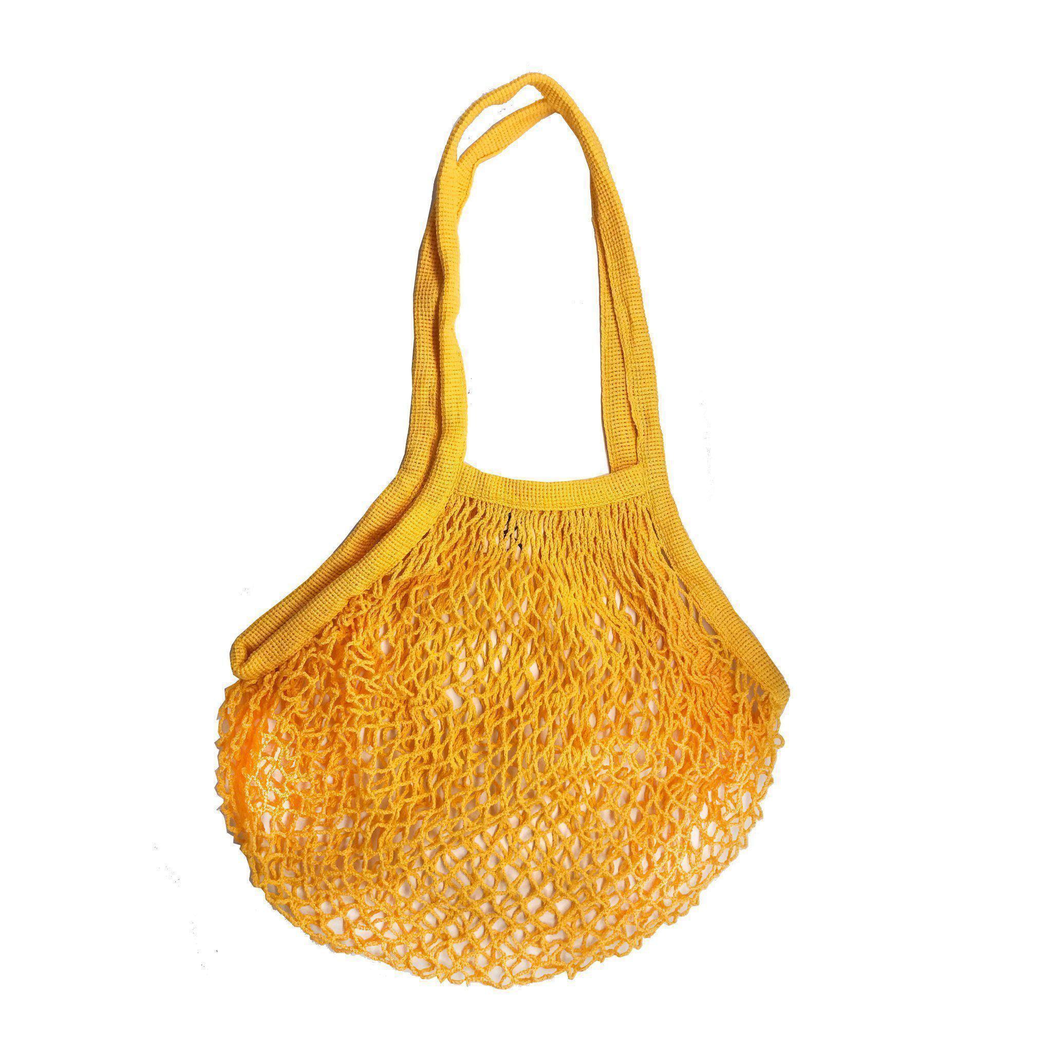 Organic Eco Cotton Mesh Shopping Bag - Multi Colours - KLOSH