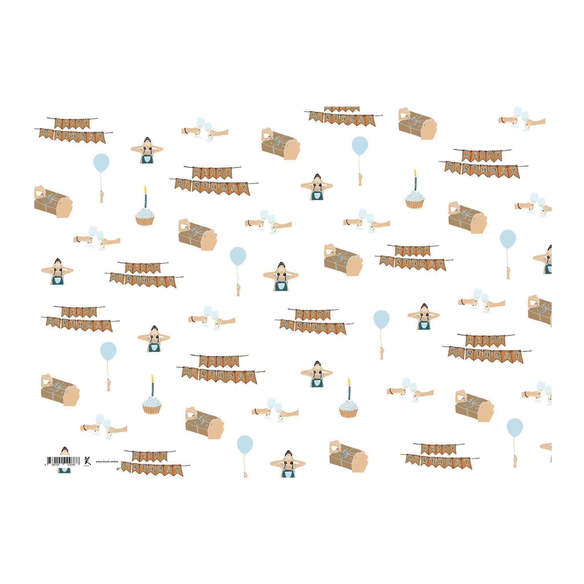 Wrapping Paper - Surprise Birthday - KLOSH